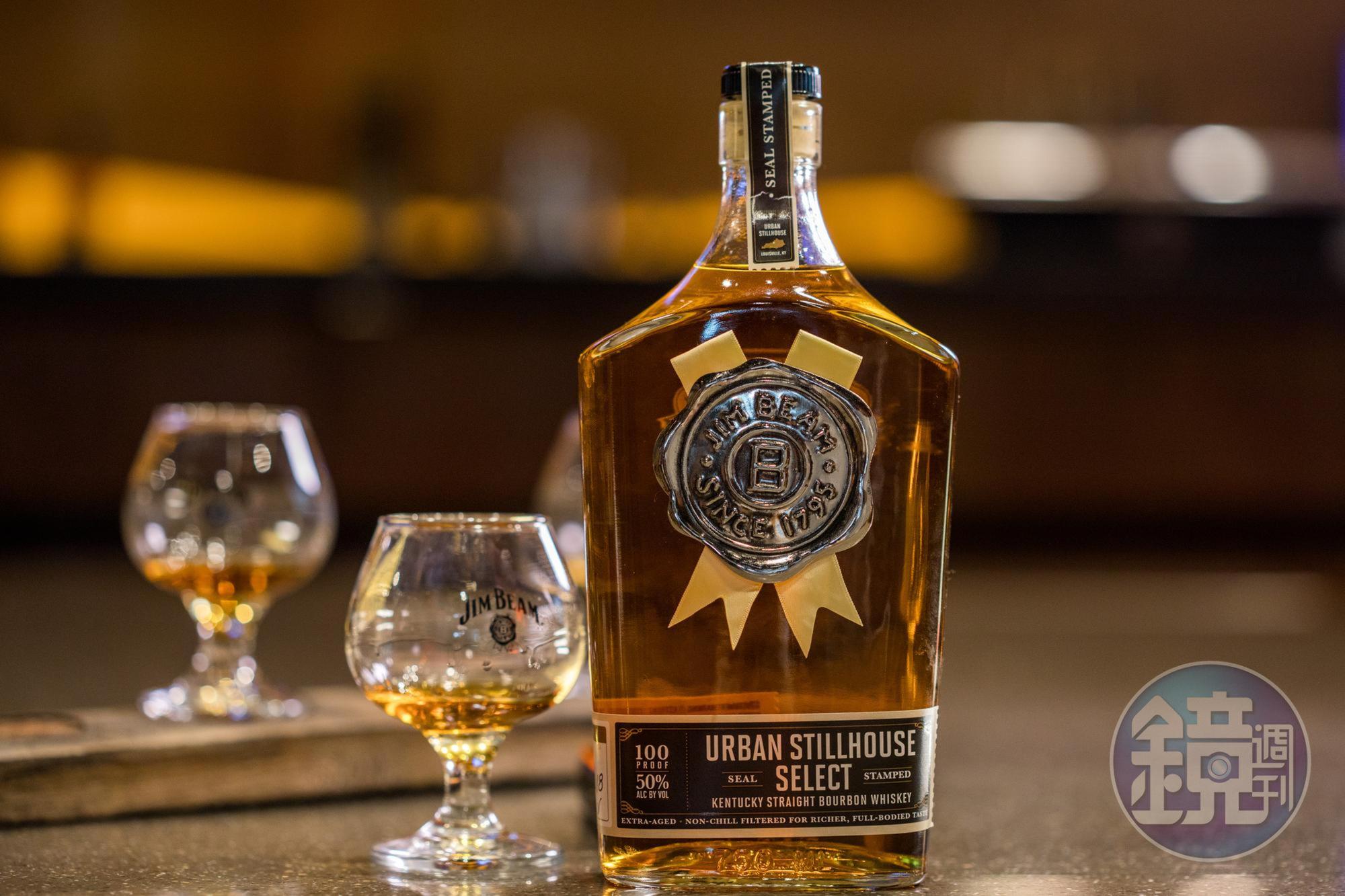 「Urban Stillhouse Select」是路易威爾市區「Jim Beam Urban Still House」獨家限量酒款。(29.99美元/瓶,約NT$953)