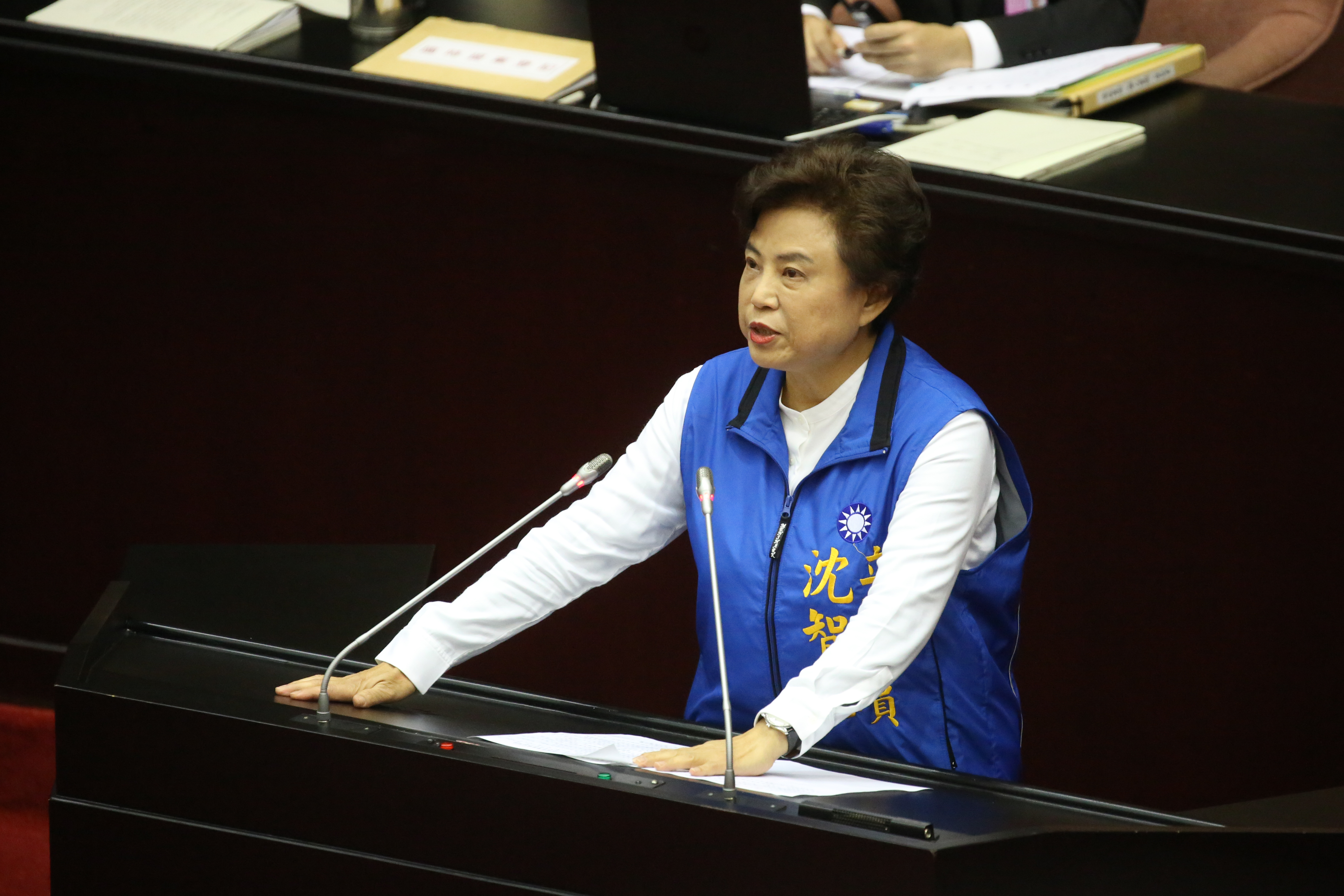 立委沈智慧遭爆赴中國演講支持一國兩制，網友怒喊「公然叛國」。（本刊資料照）