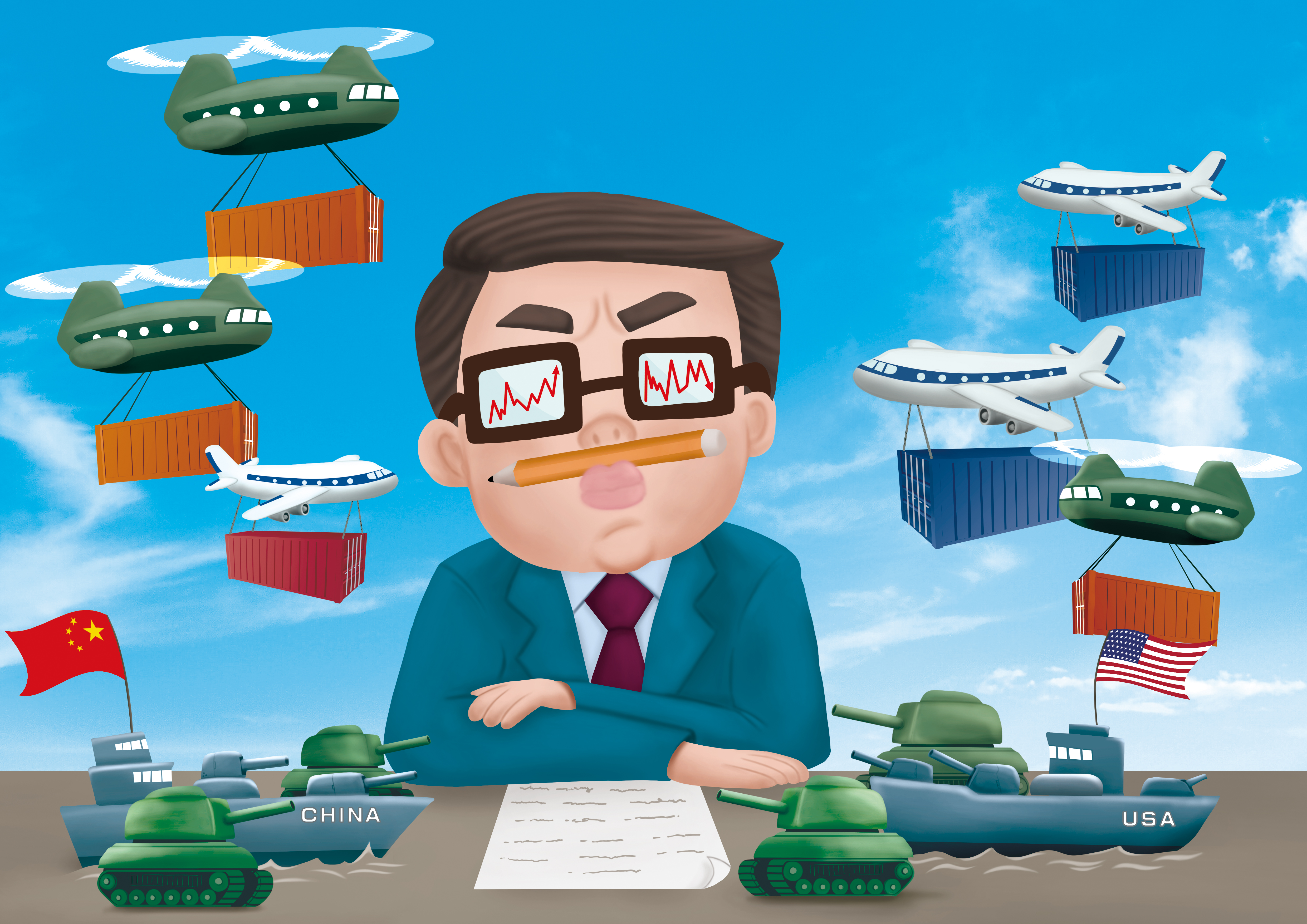 中美貿易戰對峙，想要安穩投資，跟著王牌操盤手的布局策略就對了。