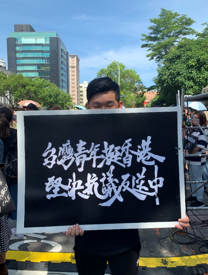 阿謙。（李桐豪攝）