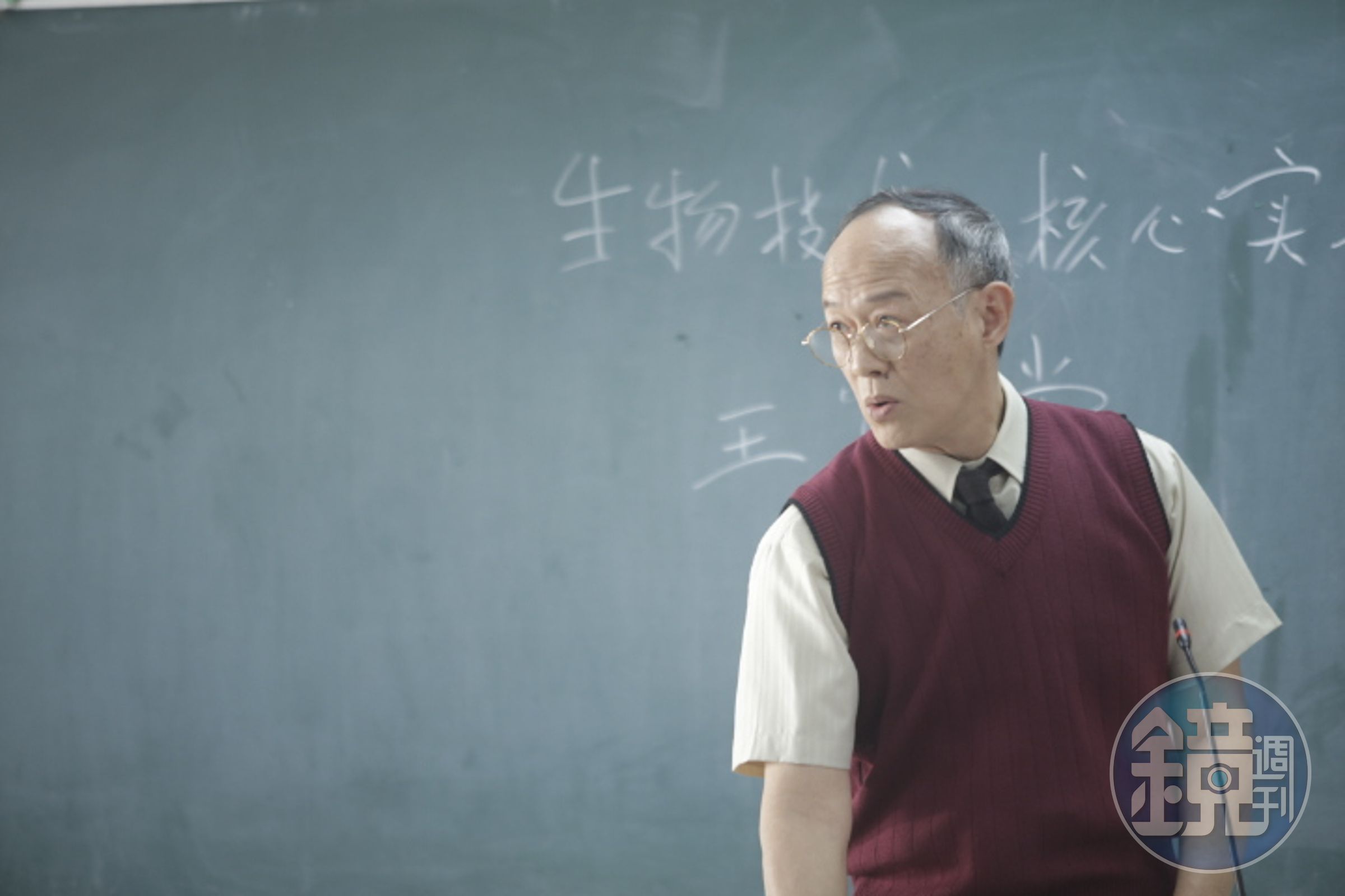 宋芸樺為了動物權益與金士傑飾演的教授槓上，但金士傑氣場強大，讓宋芸樺得知要拍吵架戲時壓力超大。（群星瑞智提供）。
