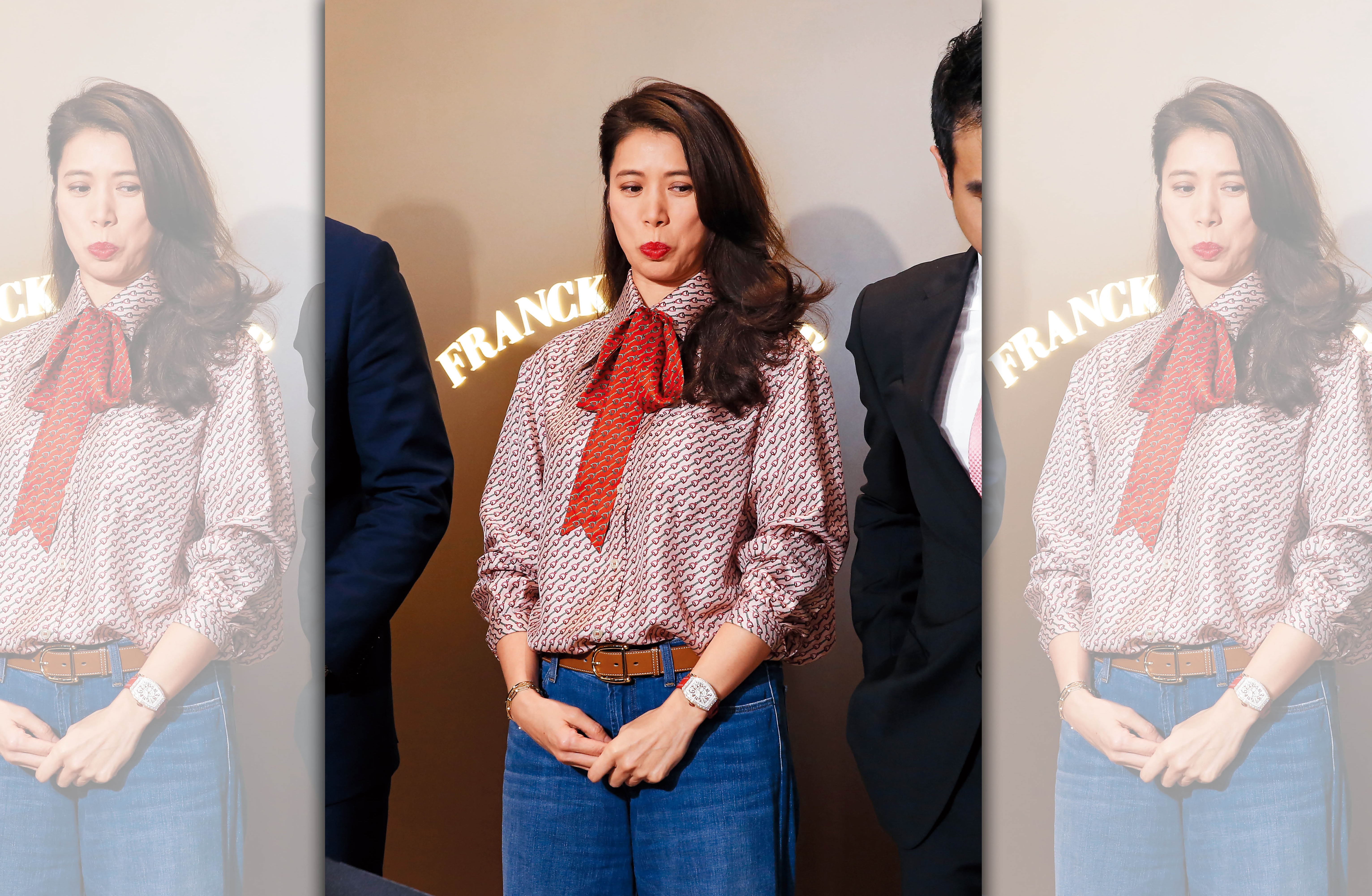 袁詠儀頗沒包袱，完全不怕擺出來的表情被大家認為是阿桑。