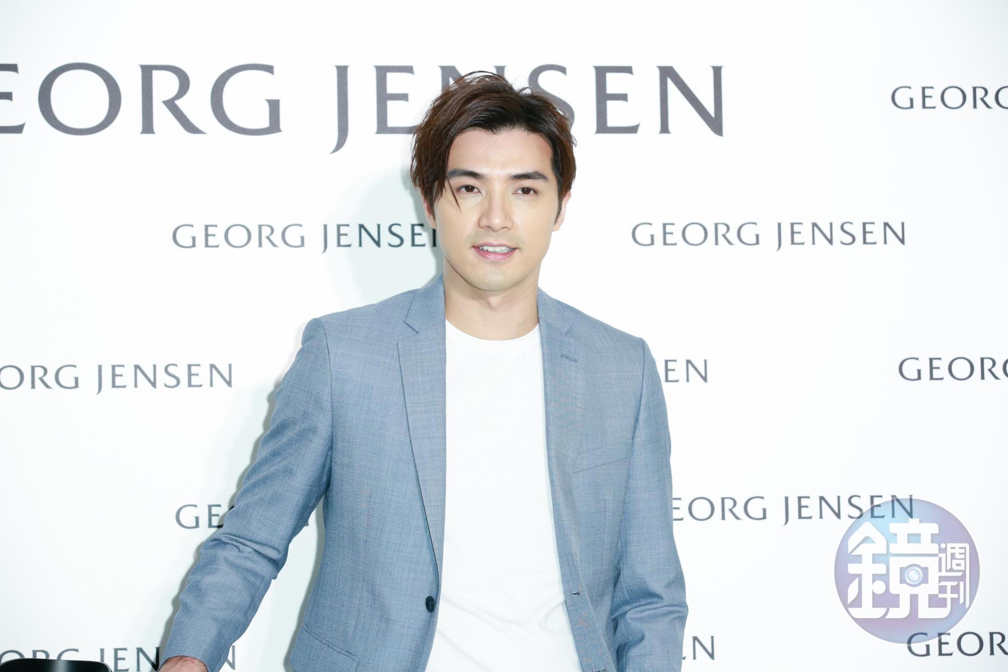 賀軍翔今日擔任Georg Jensen Men's & Travel Gear一日店長。