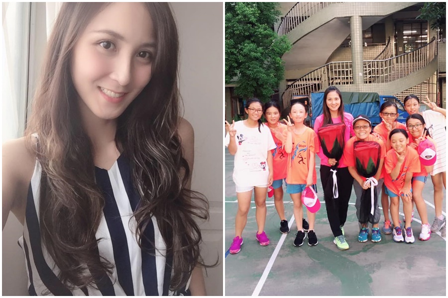 頂新和德接棒未來女子棒球隊隊員王逸綺同時也是五股國小壘球教練。（翻攝自王逸綺臉書）
