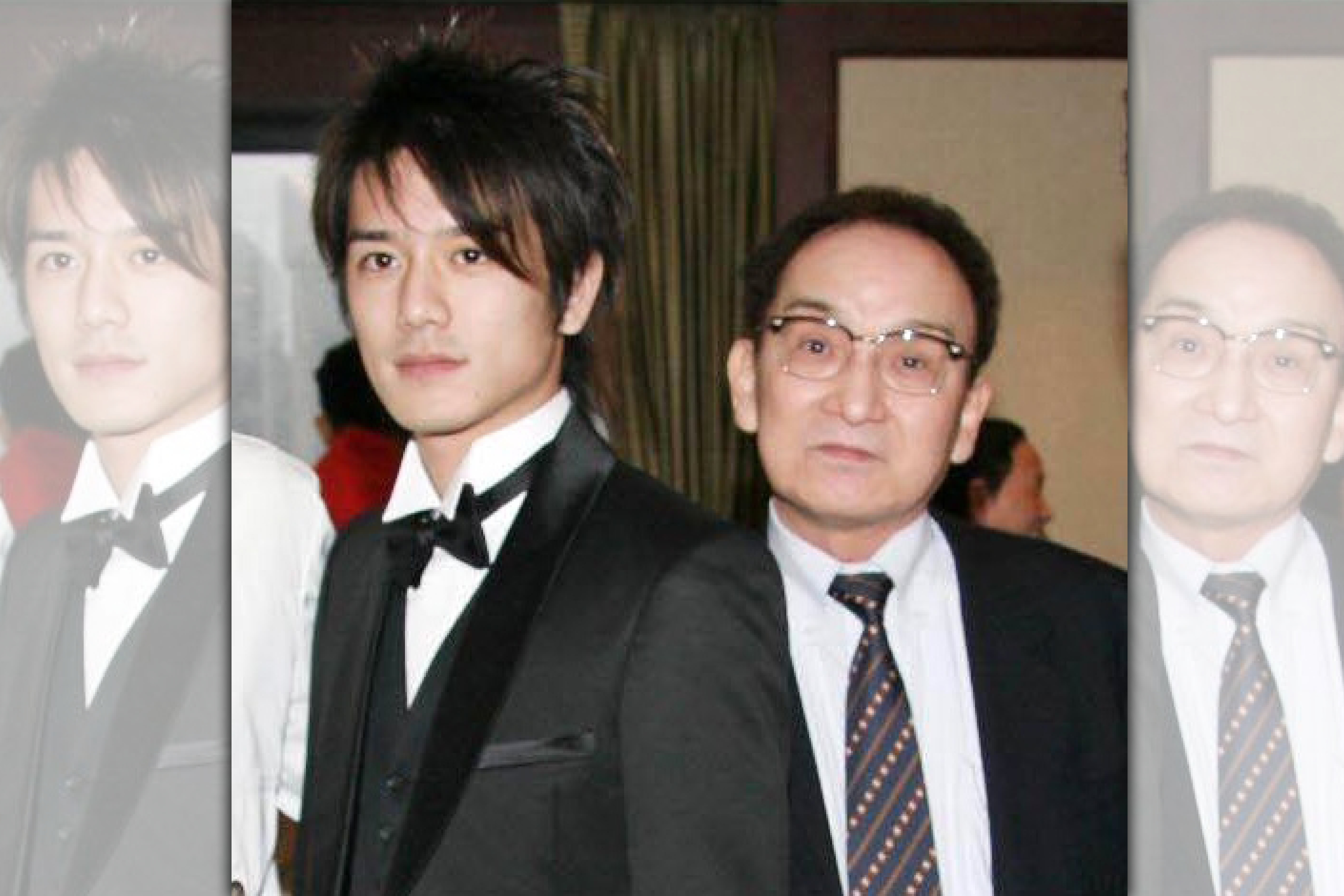日本傑尼斯事務所社長喜多川（右）今傳出在家倒下送醫消息，左為瀧澤秀明。（網路圖片）