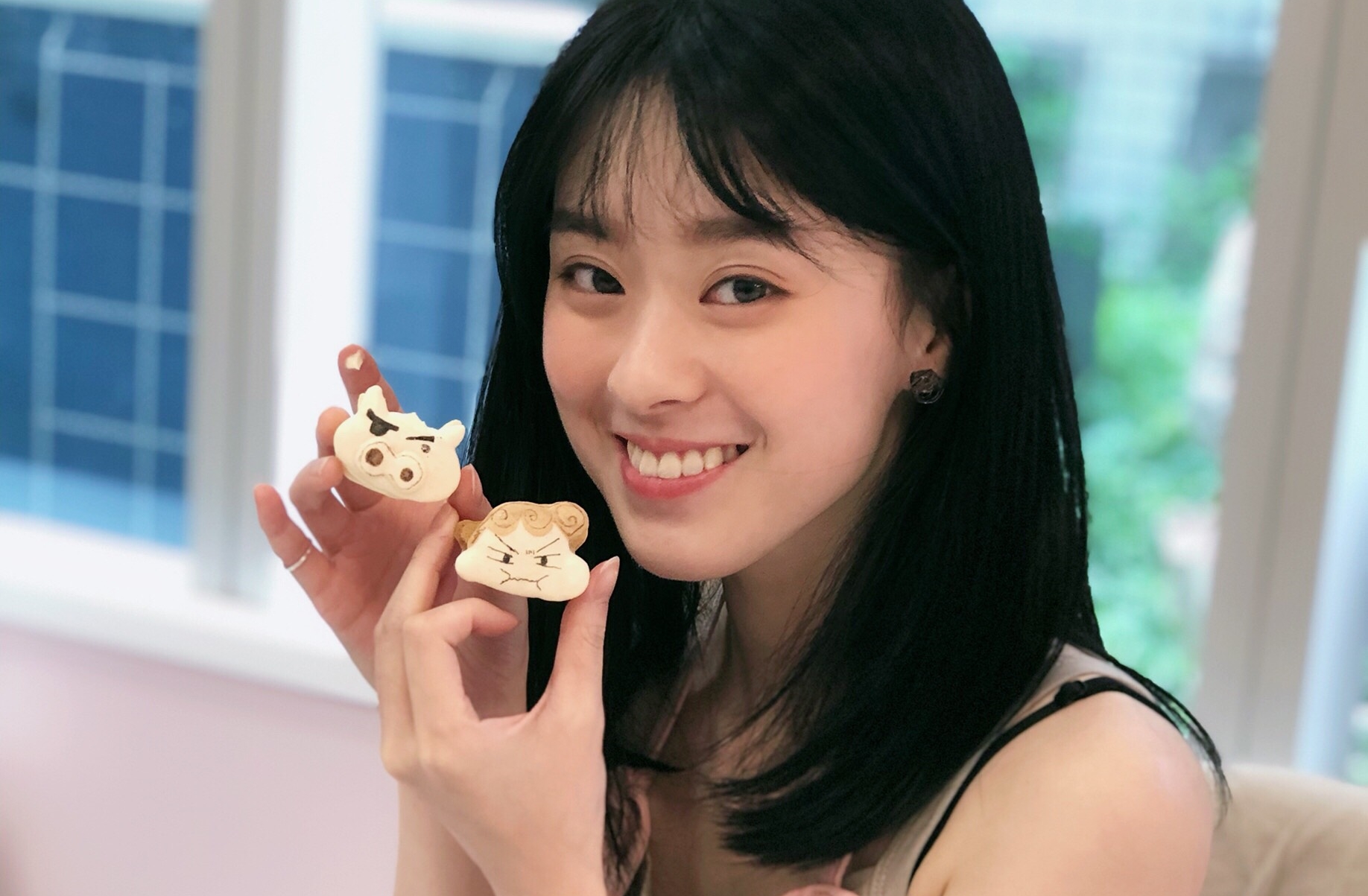 邱偲琹剛結束與鄭人碩、喜翔的電影拍攝。（周子娛樂提供）