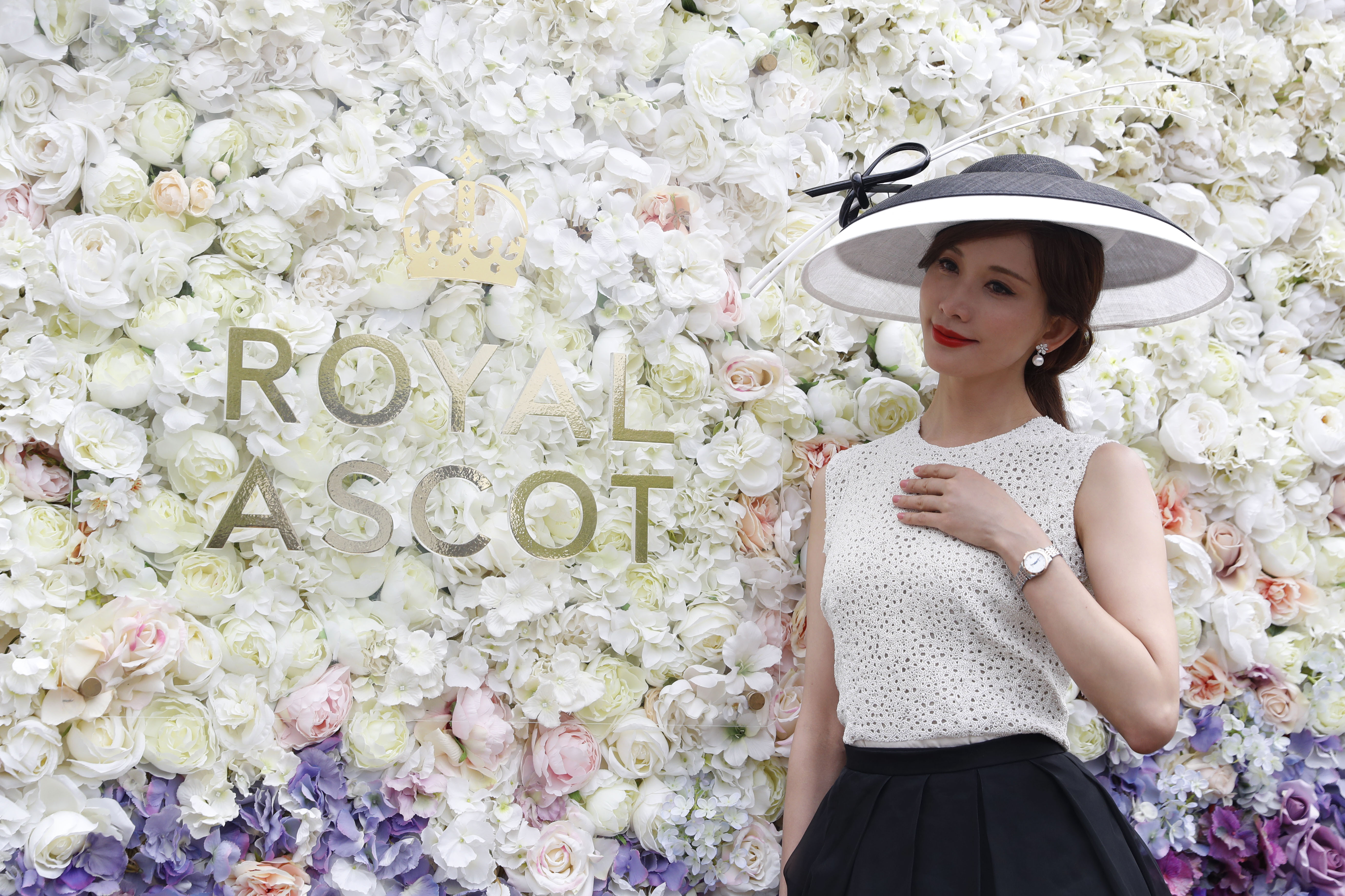 林志玲連續多年出席浪琴表活動。（東方IC）