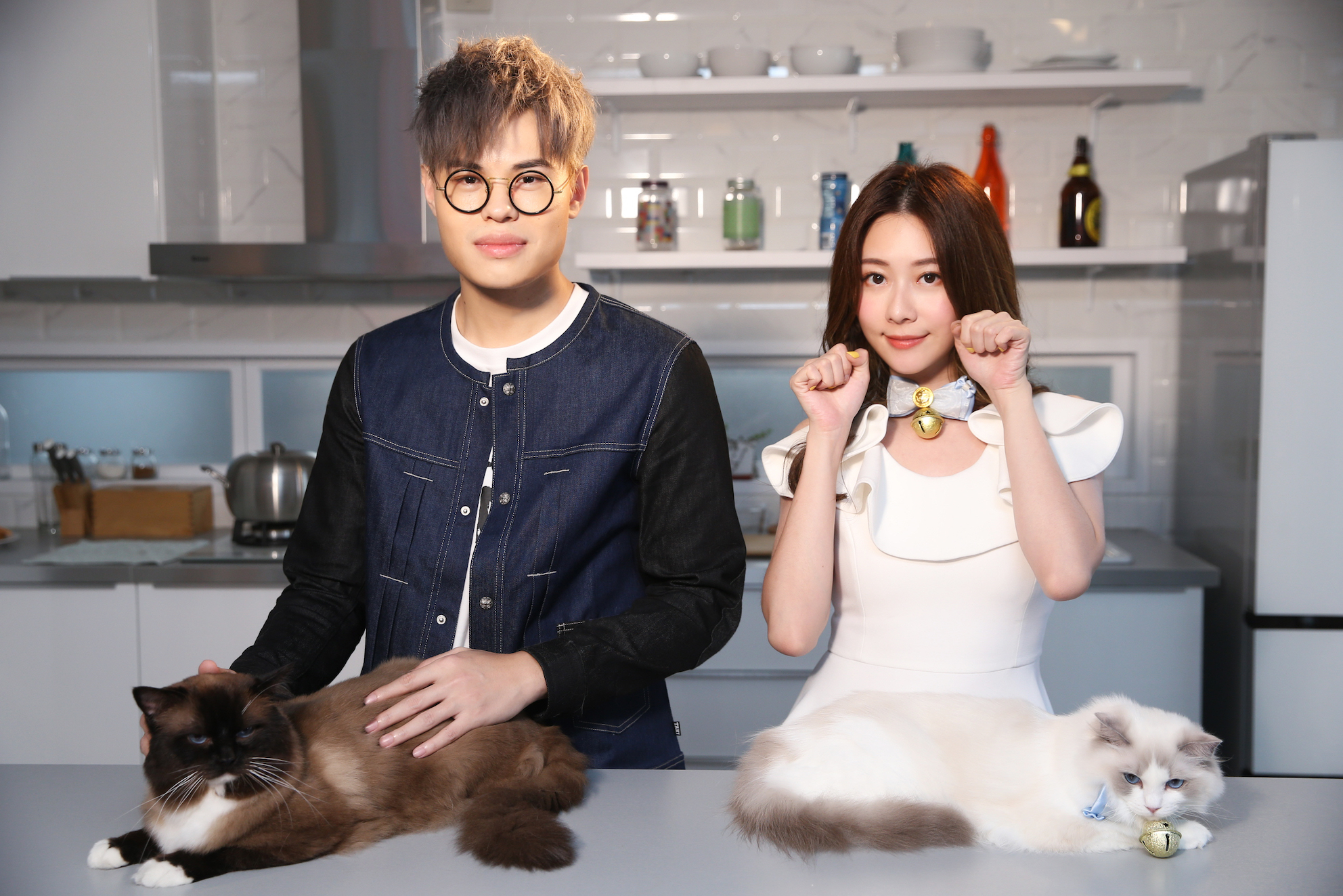 聖結石推新單曲〈你的潔癖〉，MV邀來張景嵐擔任女主角。（WebTVAsia提供）