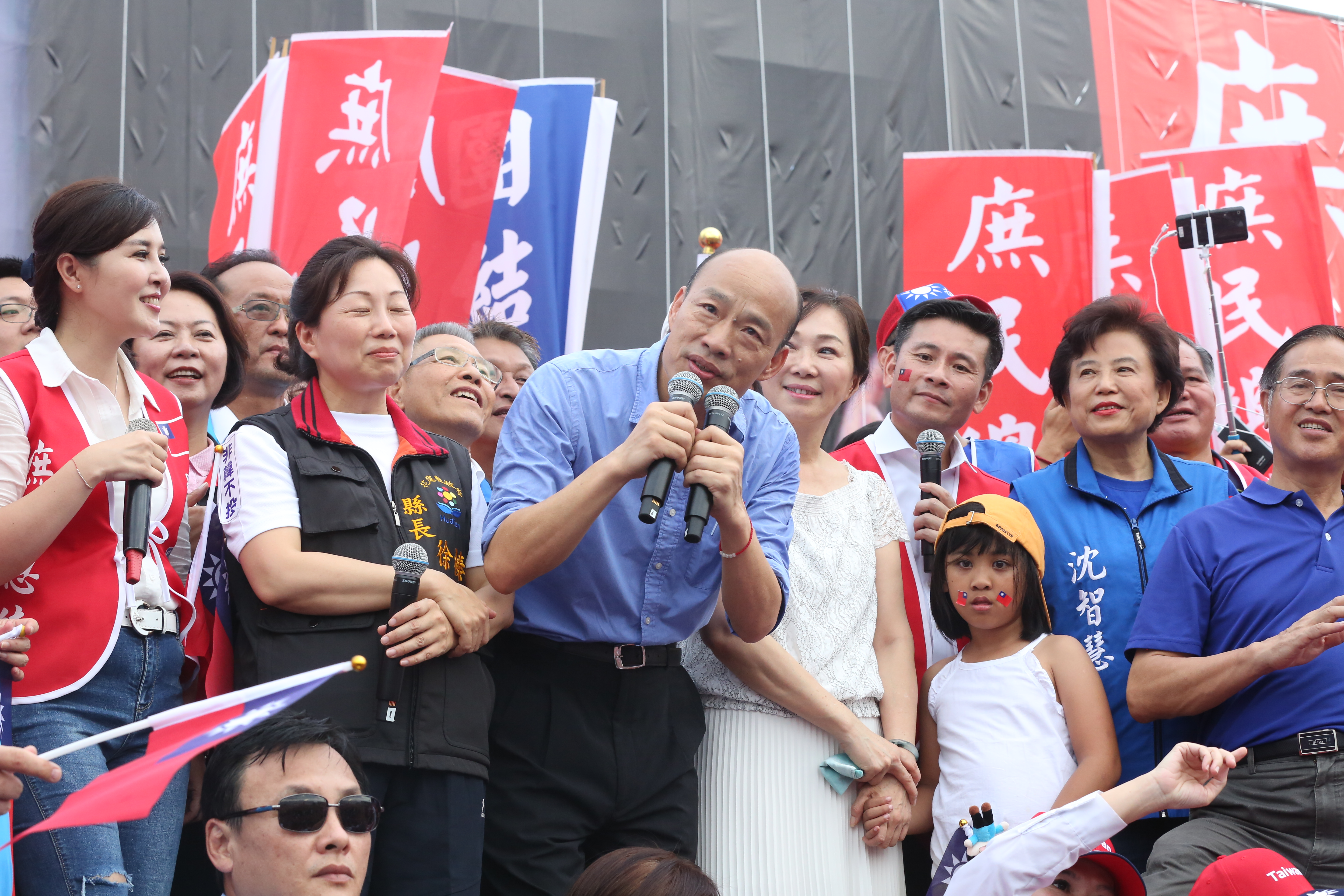 韓國瑜近日積極參與國民黨總統初選造勢活動，引來許多市民不滿。