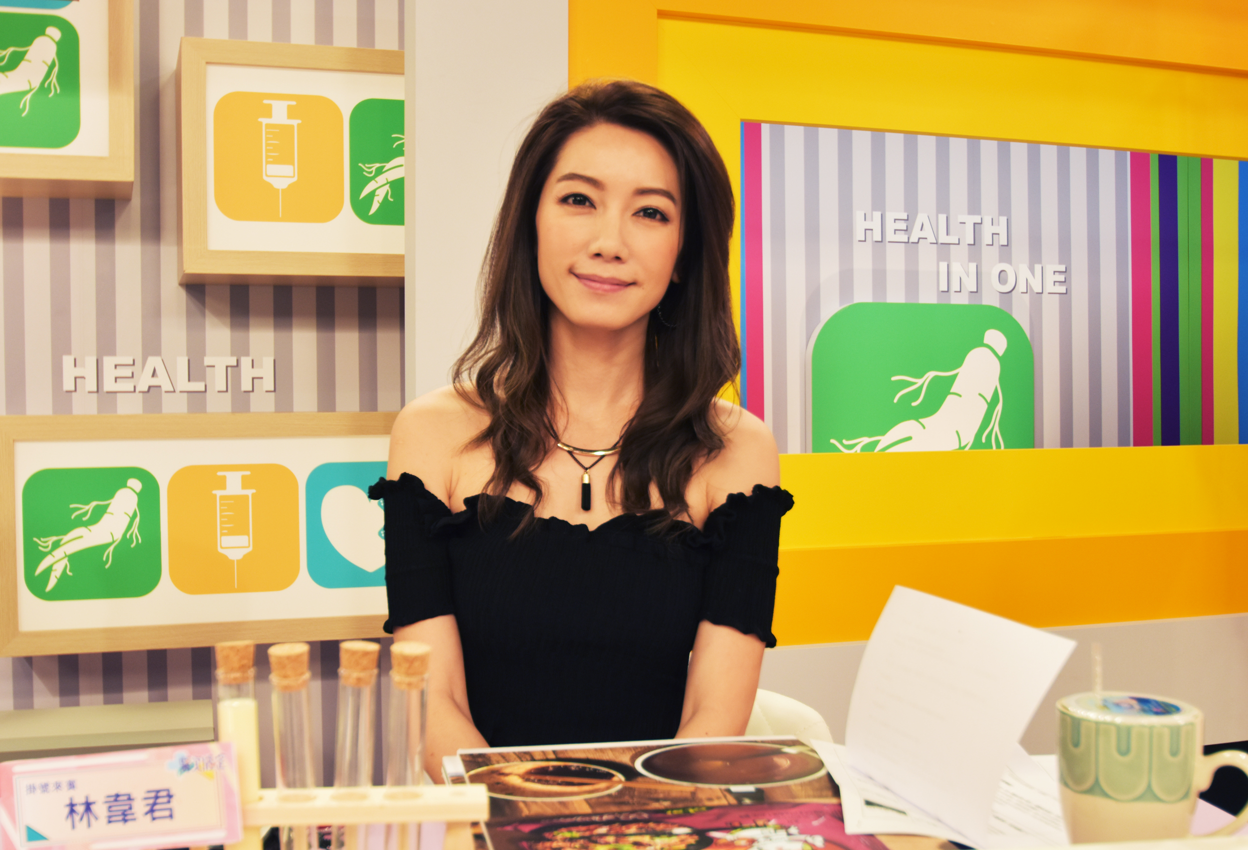  林韋君為了戒掉零食，竟然吃安眠藥讓自己提早入睡。（緯來提供）