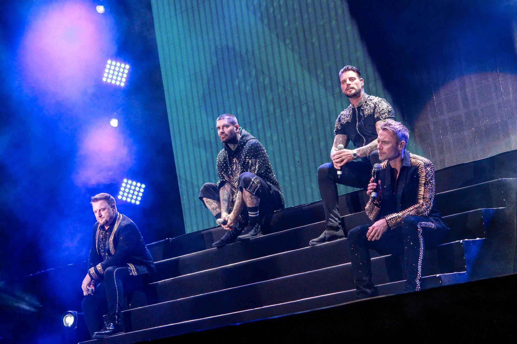 90年代男孩特區BOYZONE週六在林口體育館舉行告別演唱會。（傲世娛樂提供）