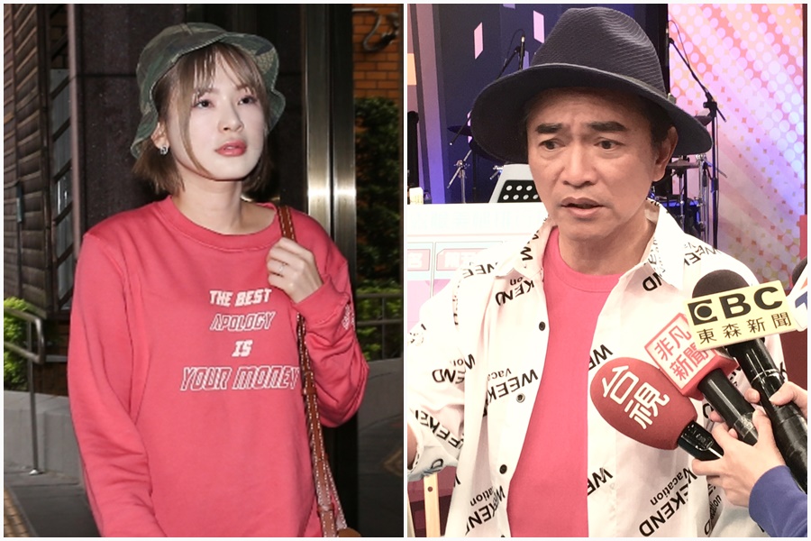 阿翔與謝忻激吻事件後續處理，吳宗憲（右）的發言讓陳沂忍不住發文回嗆。