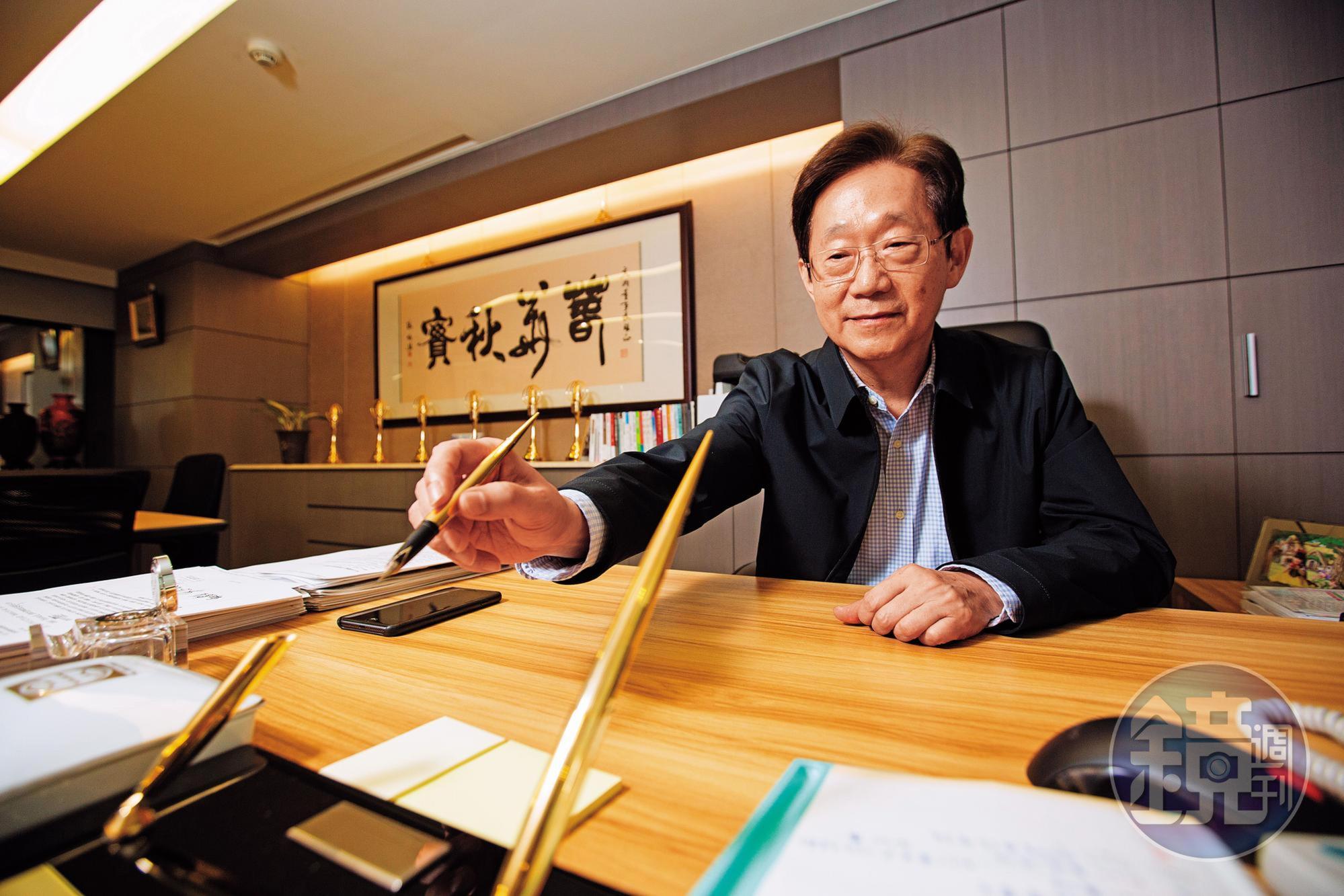 台苯董座林文淵(圖)曾為謝裕民協調債務,爭奪台苯時,謝裕民二話不說就幫他拿下台苯。