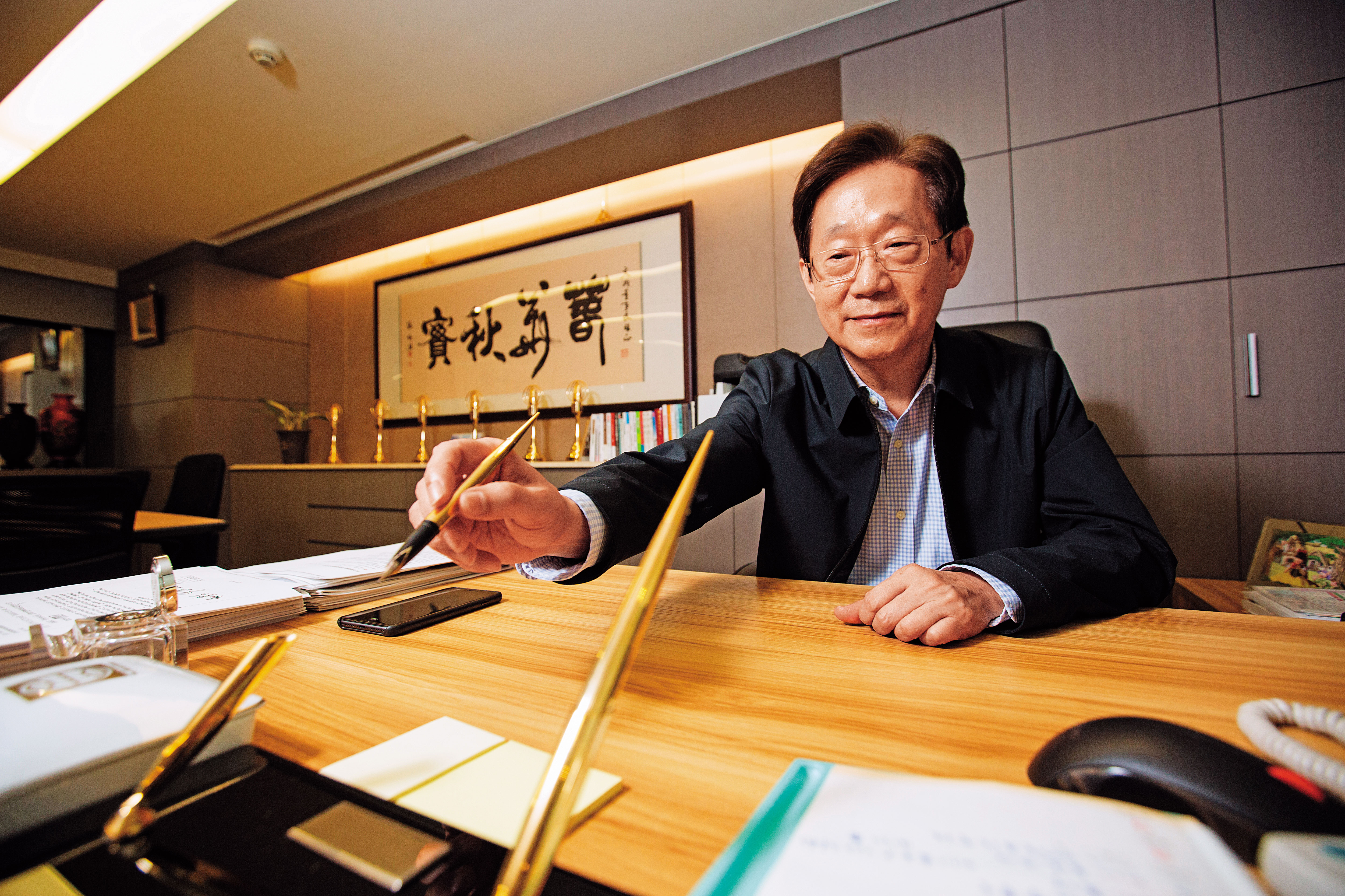 台苯董座林文淵（圖）曾為謝裕民協調債務，爭奪台苯時，謝裕民二話不說就幫他拿下台苯。