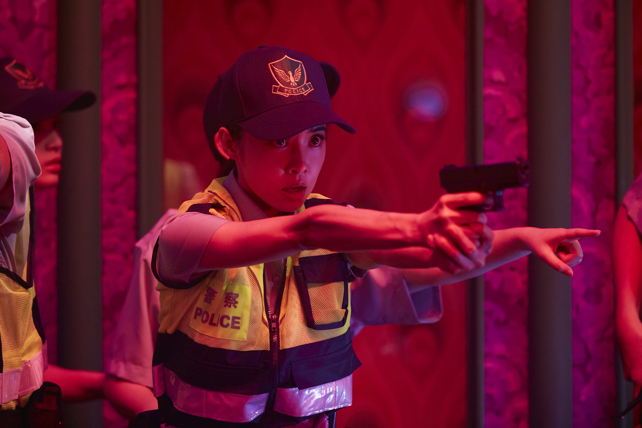 一幕在警局中，蔡依林面對鳳小岳被抓而五味雜陳的內心戲，讓她打從心底難過掉淚。（索尼提供）