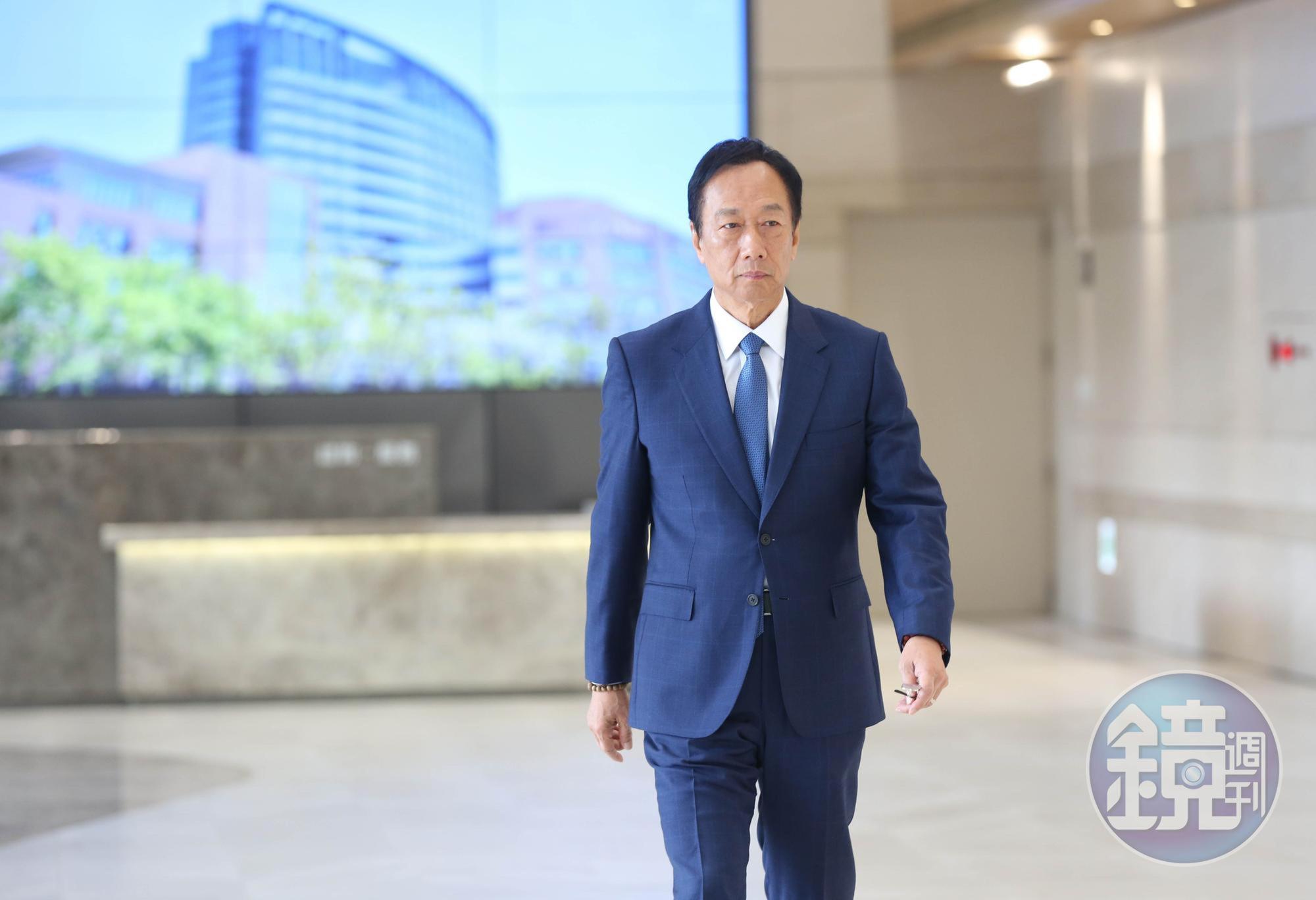 前鴻海董事長、國民黨總統初選參選人郭台銘。