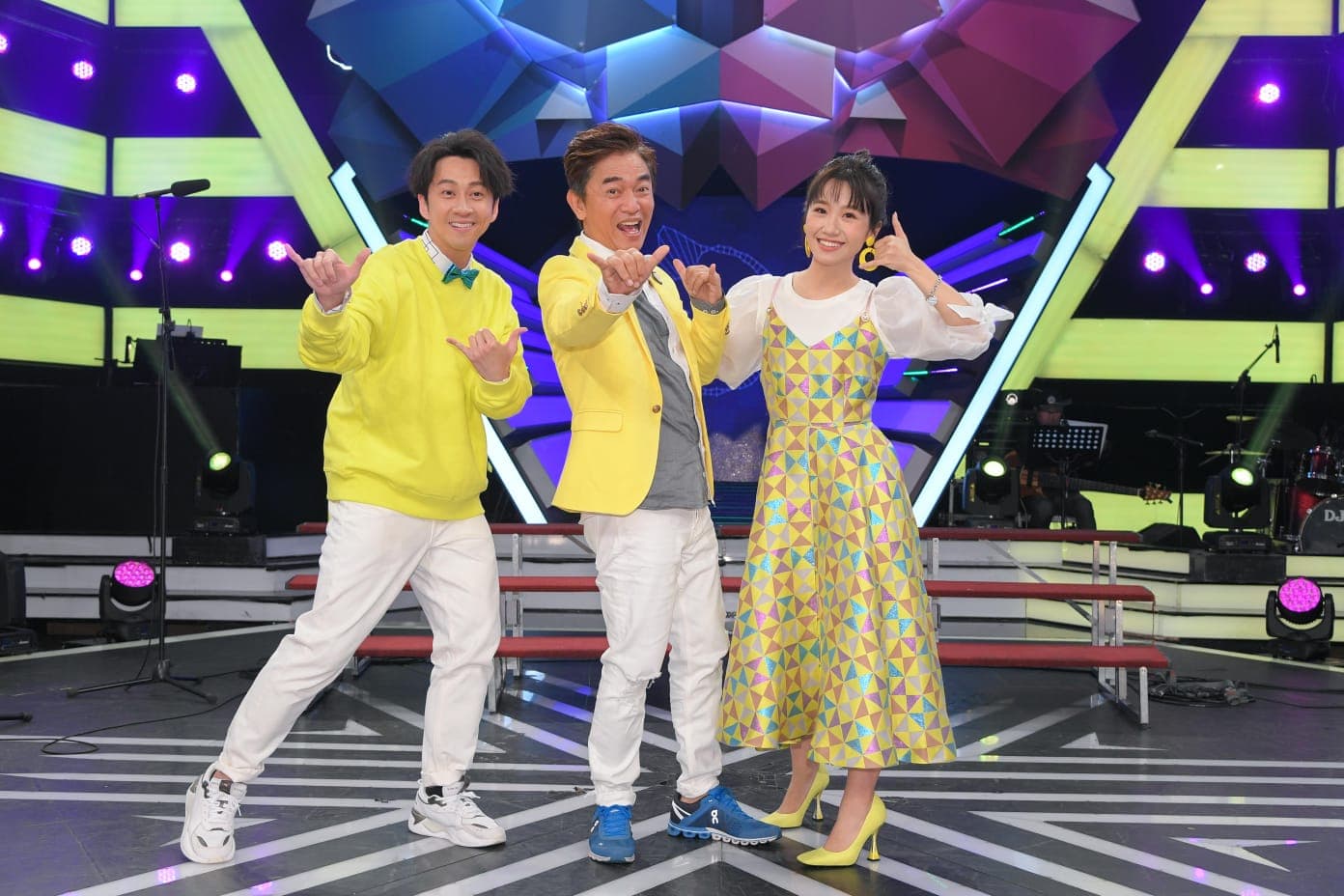 吳宗憲、Lulu跟陳漢典今天慶祝三立《綜藝大熱門》6週年,提及和陳沂對槓,吳宗憲怒轟「她不是一個咖!」(三立提供)