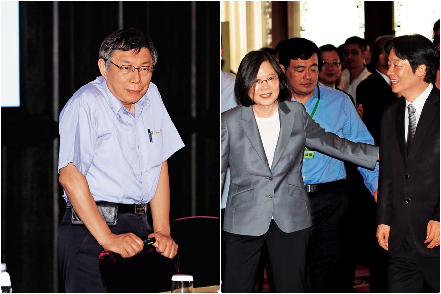 被藍綠視為總統大選最大變數的柯文哲老神在在，表態死線押到8月底。