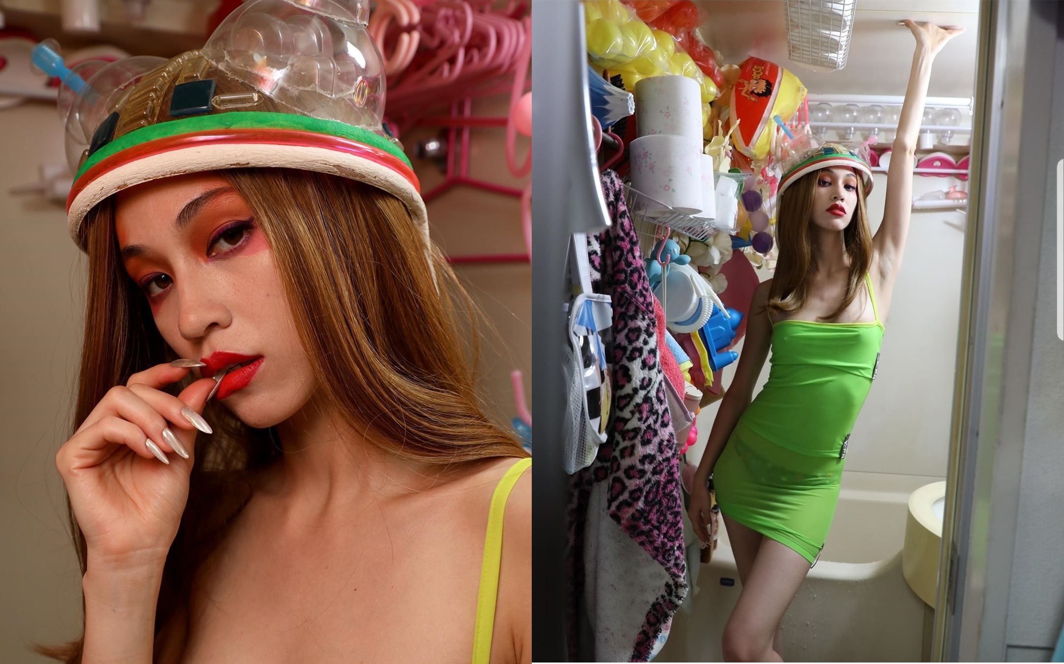 水原希子經營IG有成，近來一張激凸照片引發熱議。（翻攝水原希子IG）