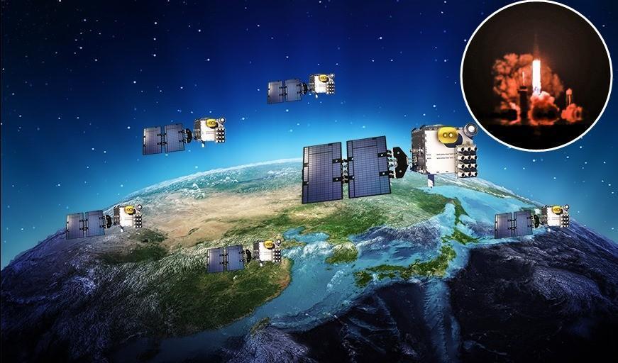 福衛七號昨發射成功,並與6顆衛星全數完成通聯。(翻攝自國家太空中心 NSPO臉書)