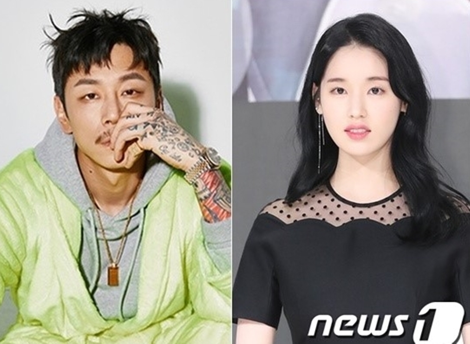 朴煥熙（右）遭前夫Bill Stax控告毀損名譽，更爆料她5年未探望兒子且拖欠養育費。（翻攝自news1）