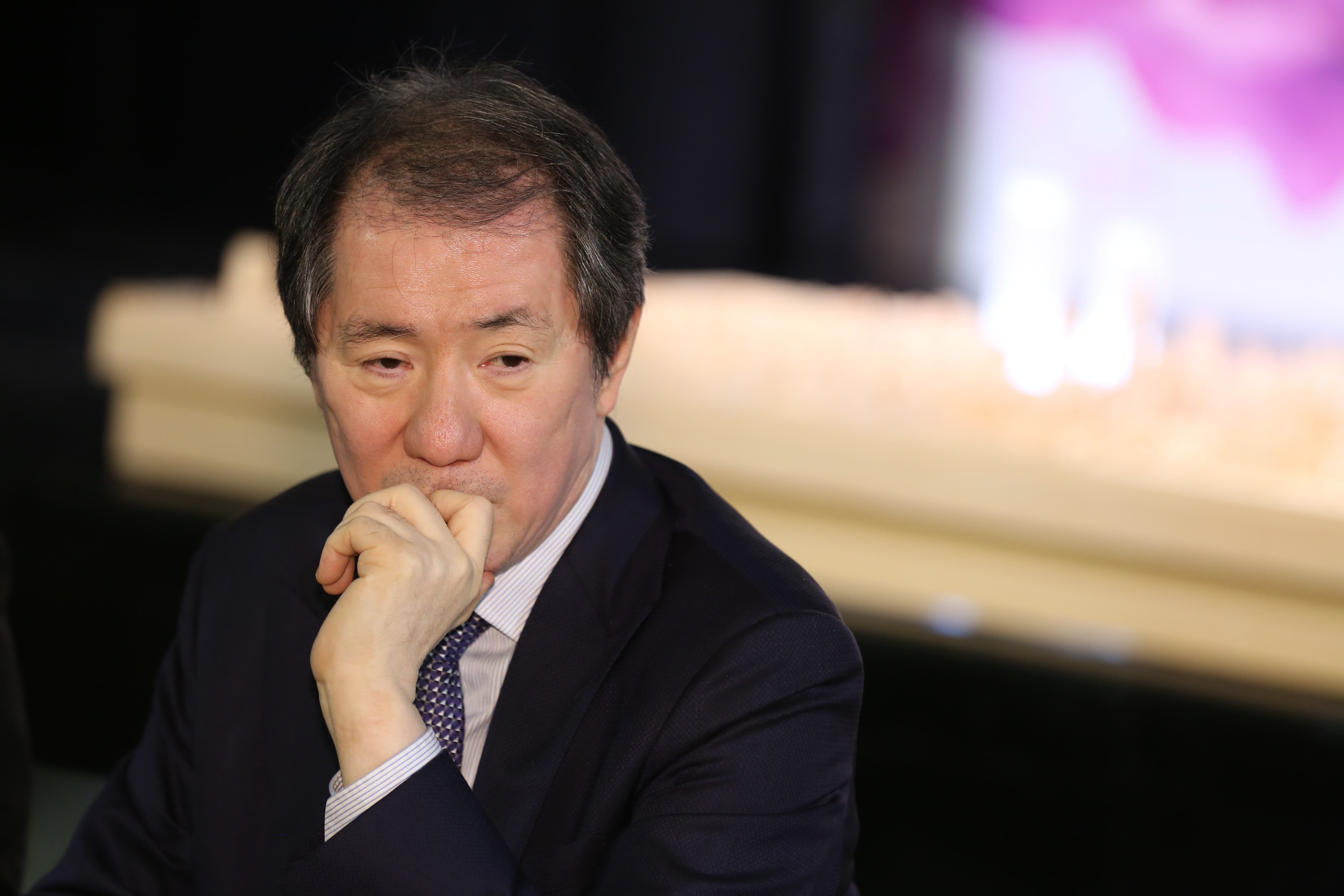 經濟部投審會調查後，發現南海控股與中國大陸市場淵源及關聯極深，易受大陸政策影響，因此駁回該案。圖為南海控股集團主席于品海。
