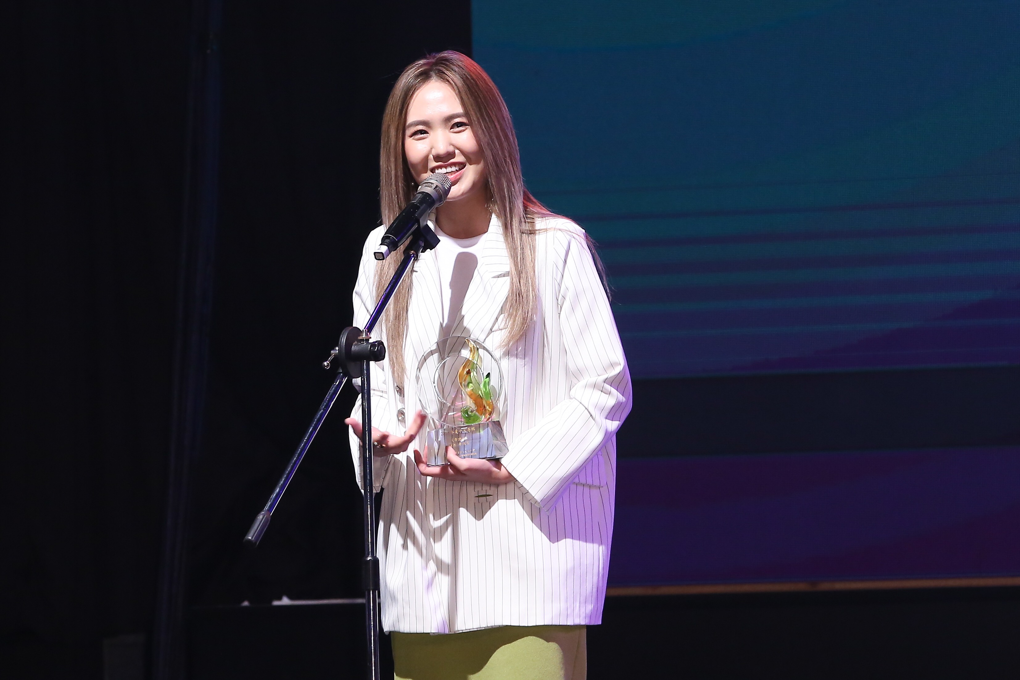 入圍金曲歌后,孫盛希擔心自己的體態,近期節食且健身。