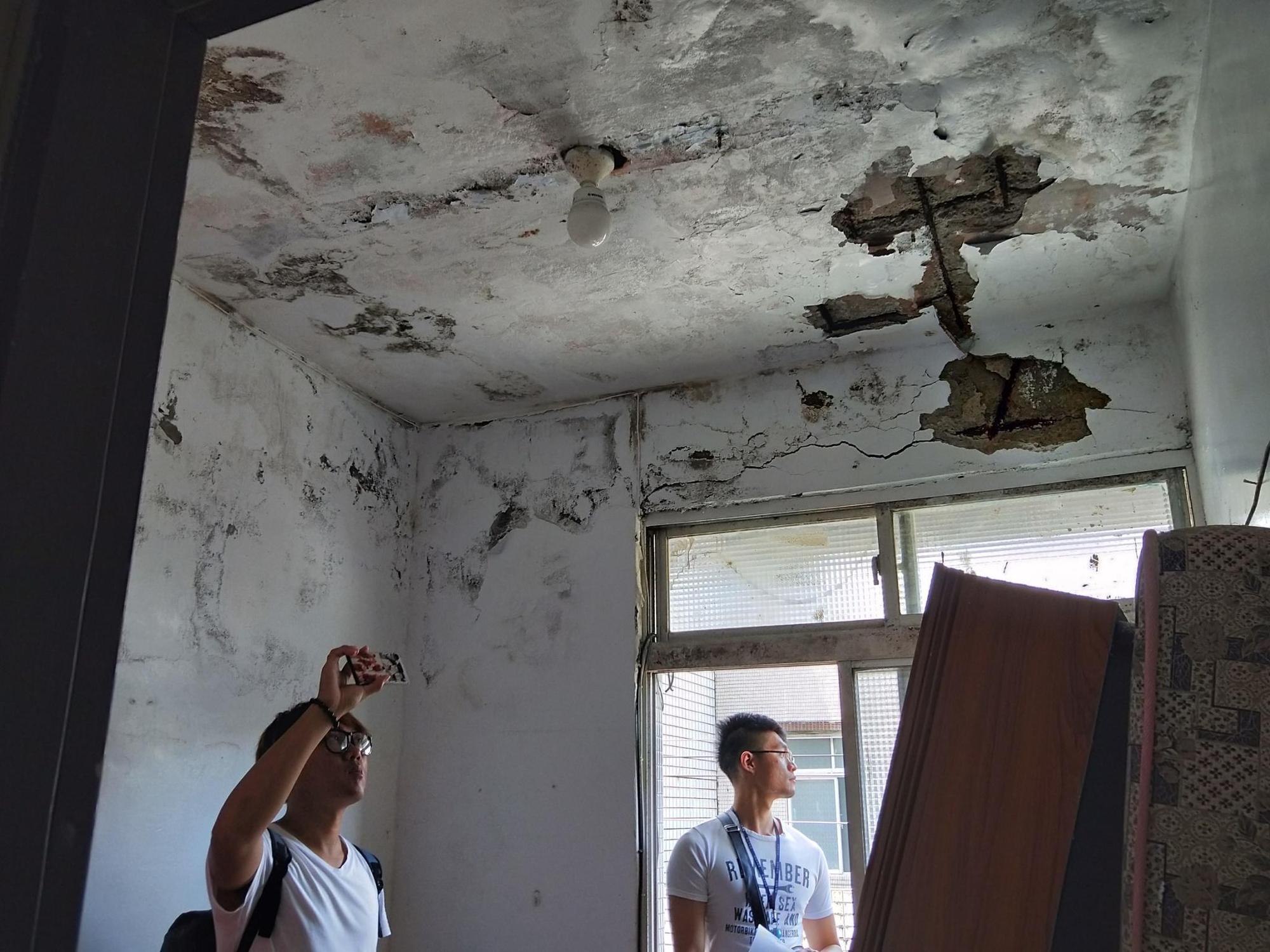 阿美家園因建商偷工減料,讓住戶苦不堪言。