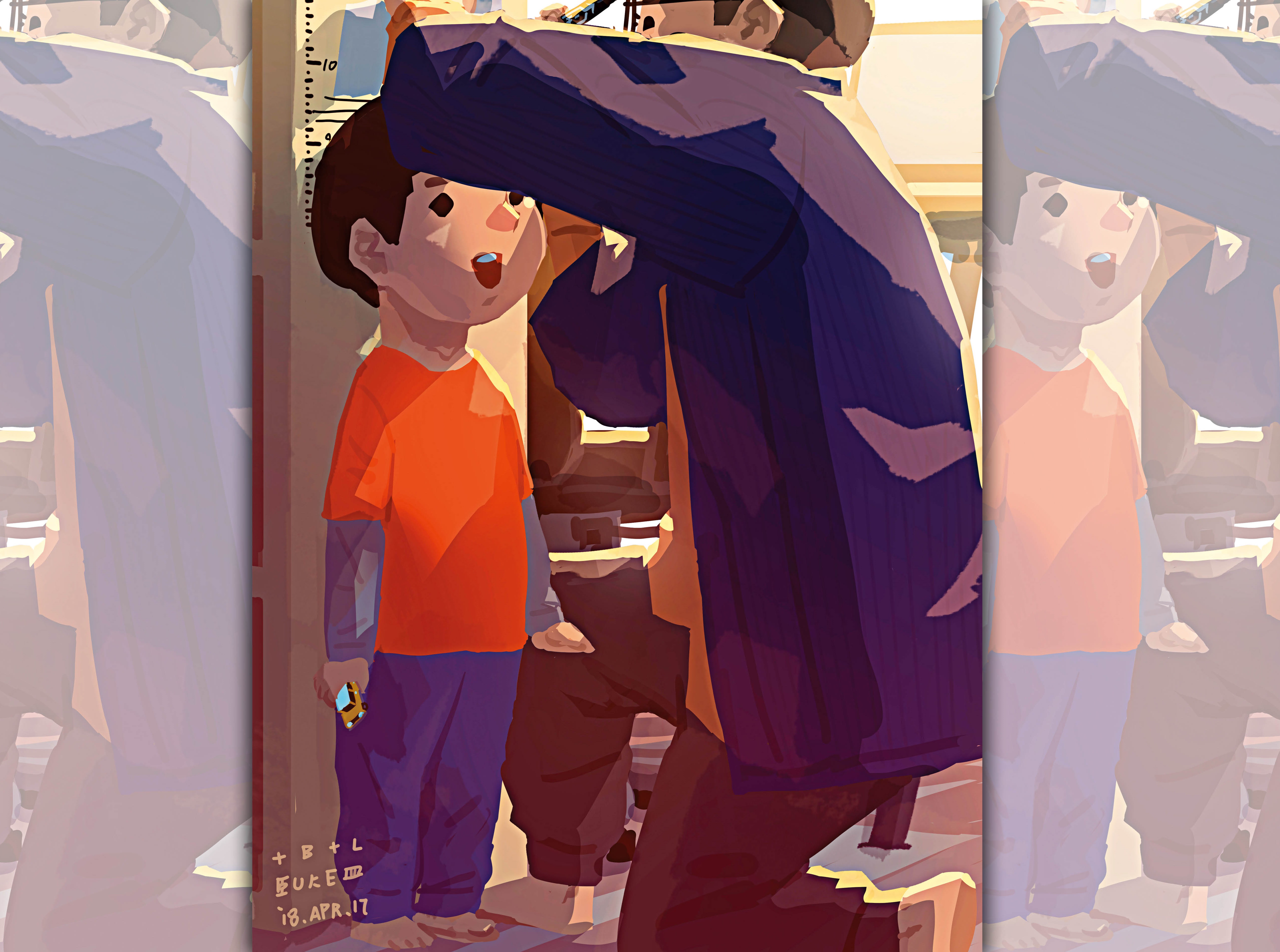 【單親爸爸週記】量身高