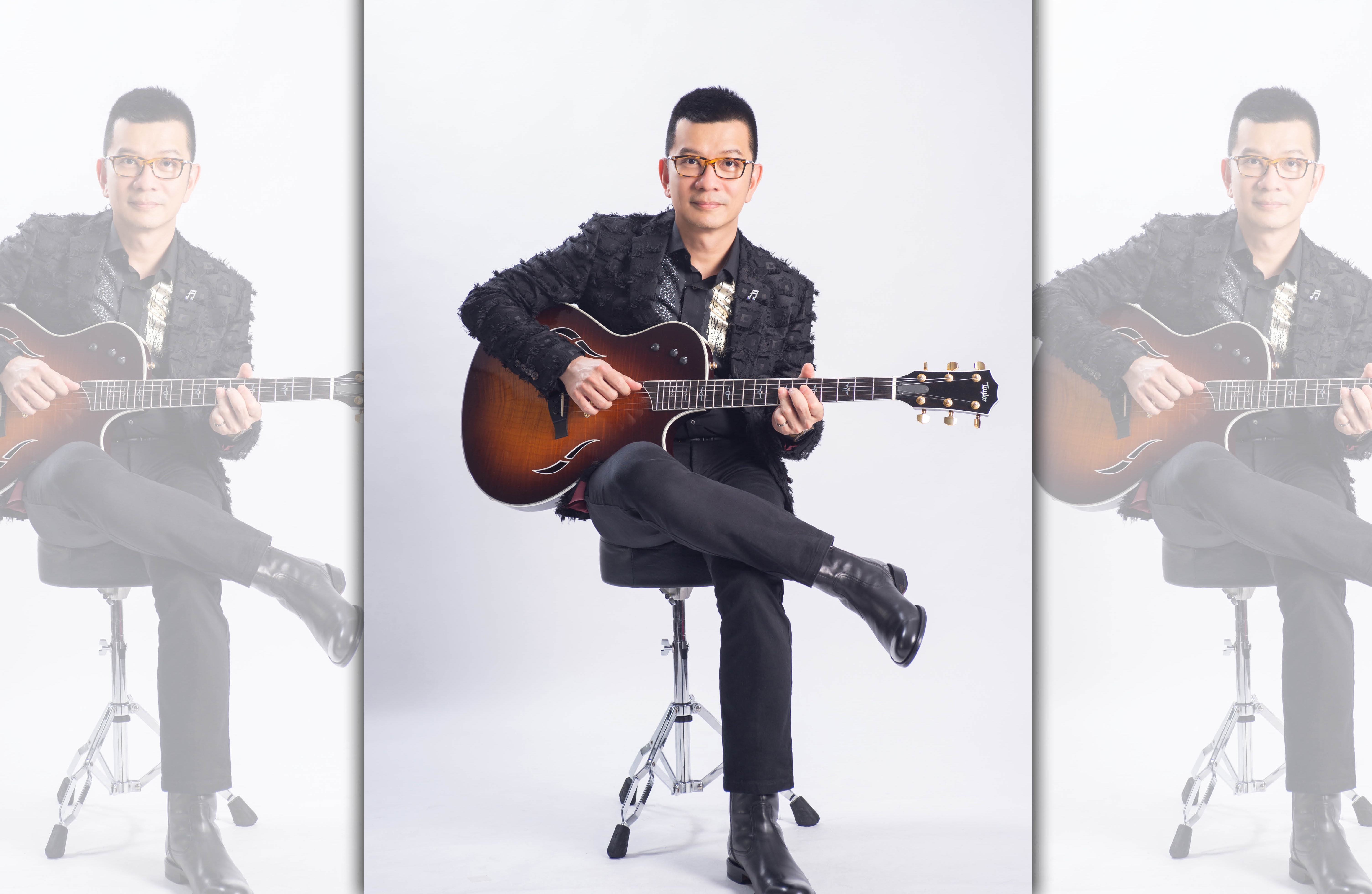 陳子鴻為李千那首張台語專輯《查某囡仔》擔任音樂製作人，他琢磨唱功及歌曲情感，讓李千那如脫胎換骨。（喜歡音樂提供）