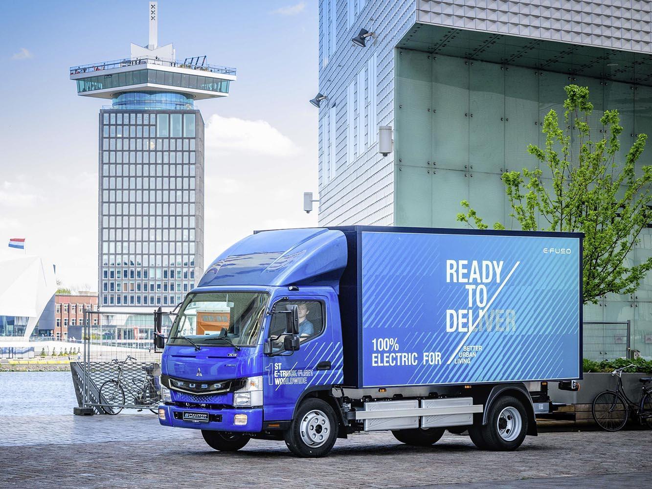 FUSO將在今年度的商用車展中，發表純電貨車eCanter並提供現場試駕。