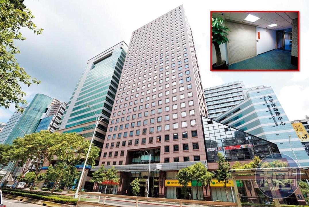 本刊上週實地走訪潤寅位於台北市信義區的總部,只見登記地址(紅框處)大門深鎖,公司招牌也全部拆掉。