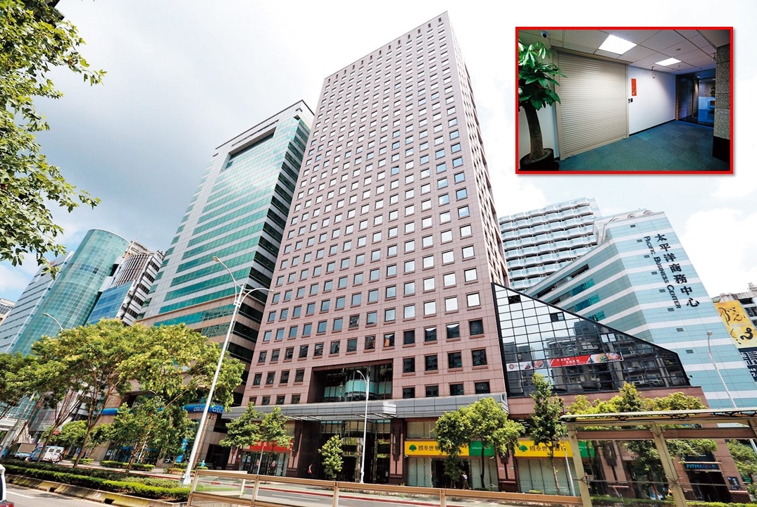 本刊上週實地走訪潤寅位於台北市信義區的總部，只見登記地址（紅框處）大門深鎖，公司招牌也全部拆掉。