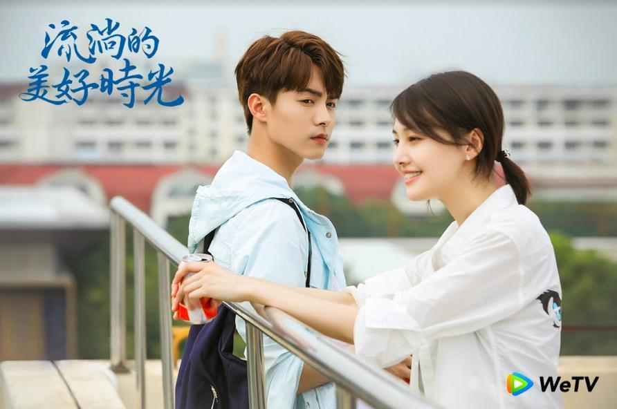 大陸女星鄭爽和好友馬天宇合作新劇《流淌的美好時光》，7月1日於WeTV開播。（WeTV提供）