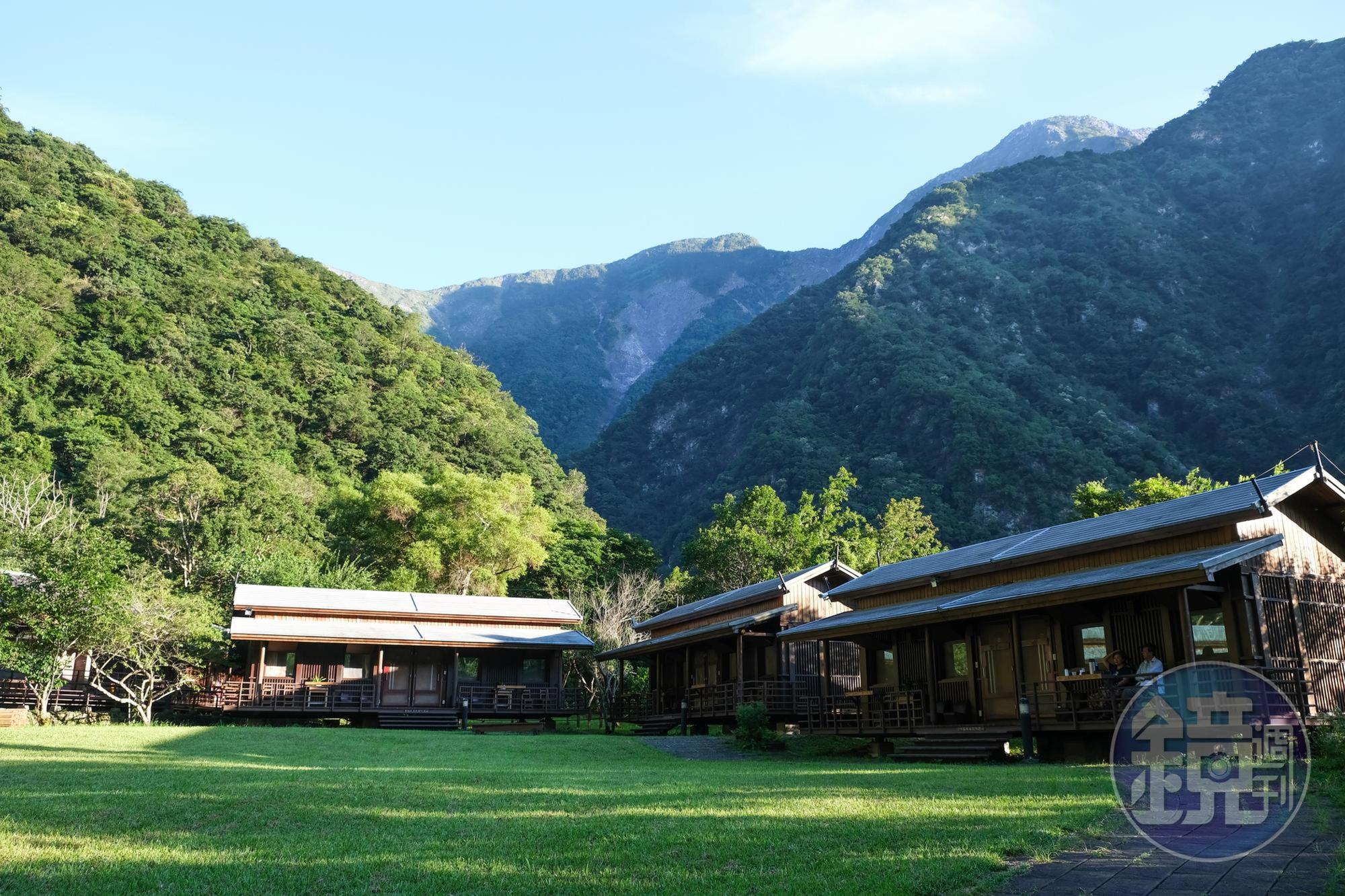 太魯閣山月村，就像是一幅美麗的圖畫。