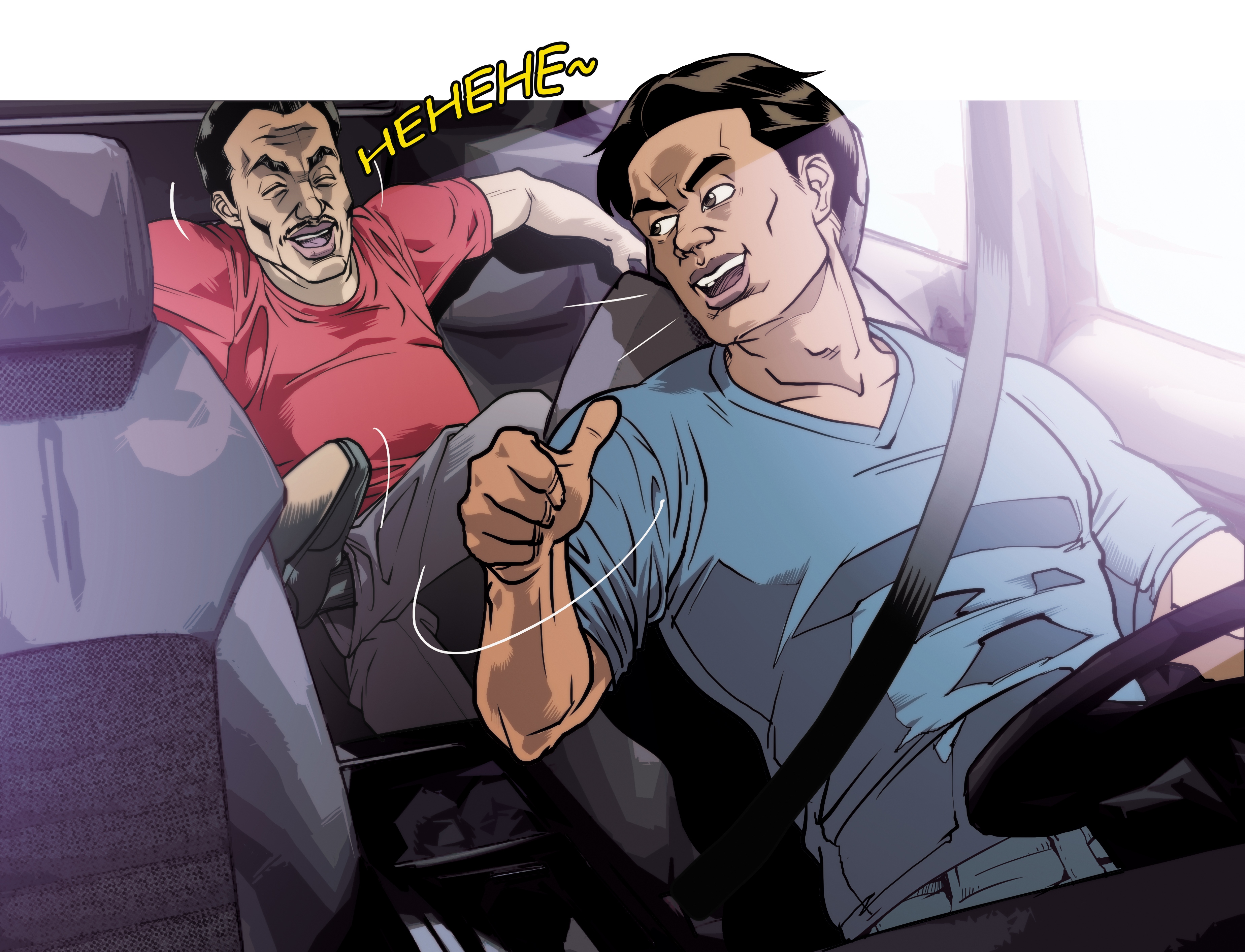 林姓少校（前）勤務期間擅離職守，跑去幫休假中的長官（後）當司機，載長官跑攤3天。