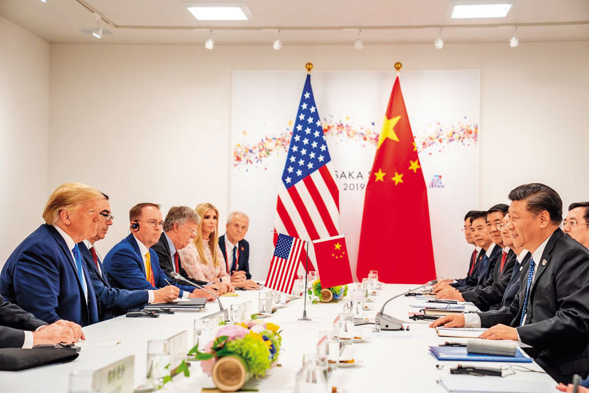 中美雙方在日本G20高峰會議達成共識，同意休戰，雙方暫停提高關稅，恢復貿易談判。（翻攝白宮臉書）