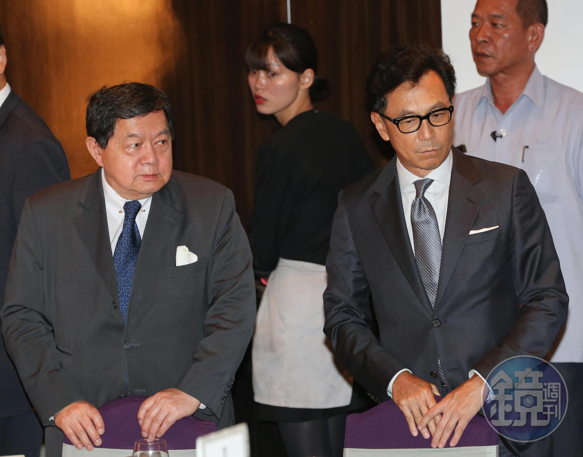 5G頻譜年底開放競標,遠傳董事長徐旭東和台灣大董事長蔡明忠均備妥充足銀彈搶標。