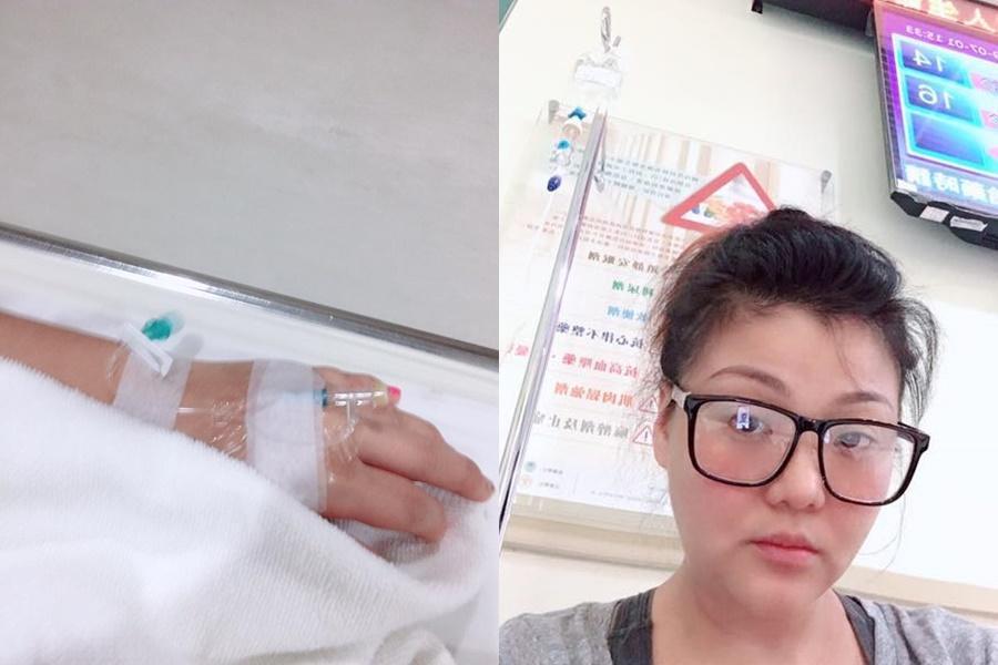 Ruby在柬埔寨染上登革熱，自嘲「長得像浮屍」。（翻攝自Love Ruby Lu 盧春如臉書）