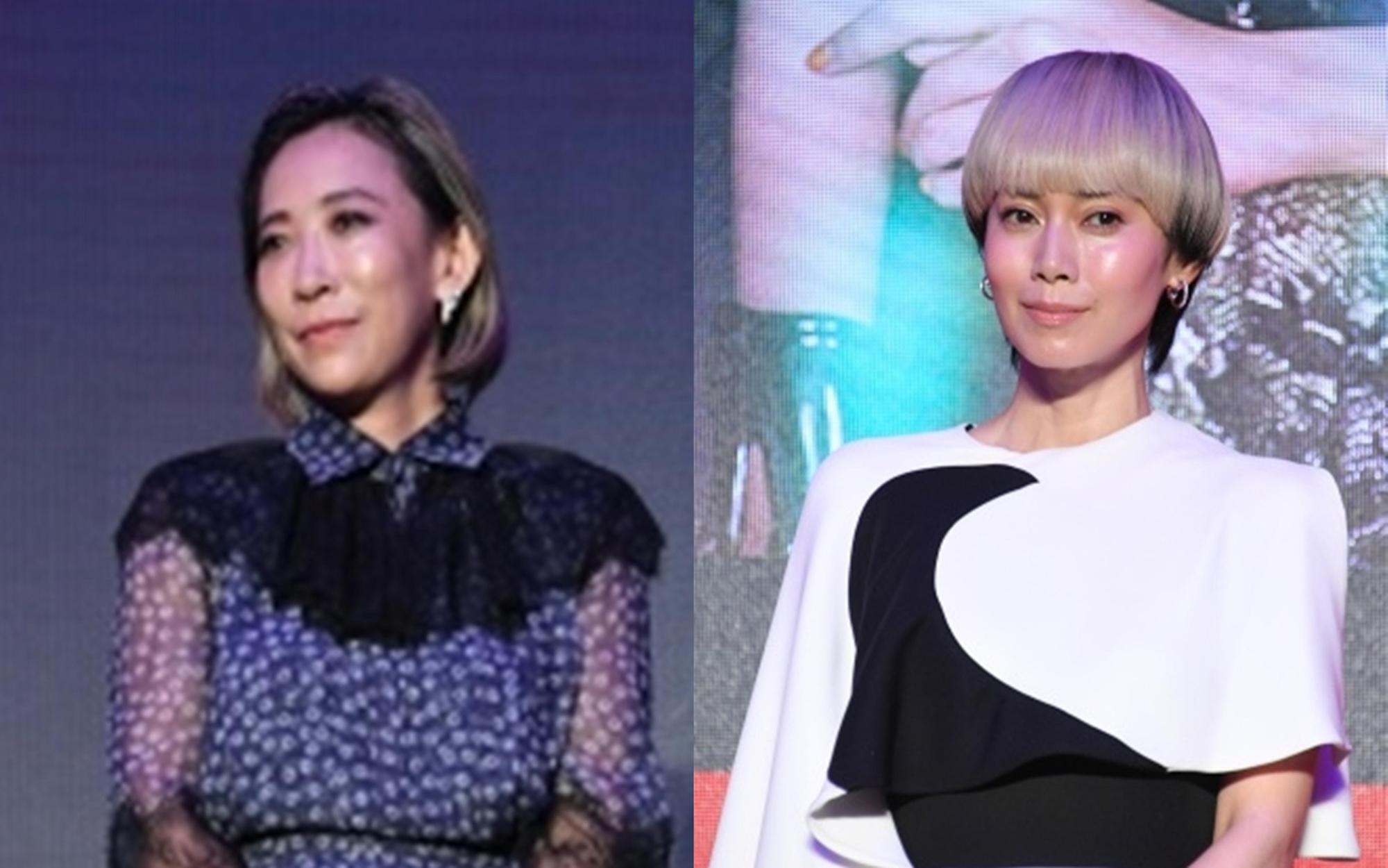 女星中谷美紀(右)在新戲《Followers》飾演攝影師,導演蜷川實花(左)本人就是攝影師出身。(Netflix提供)