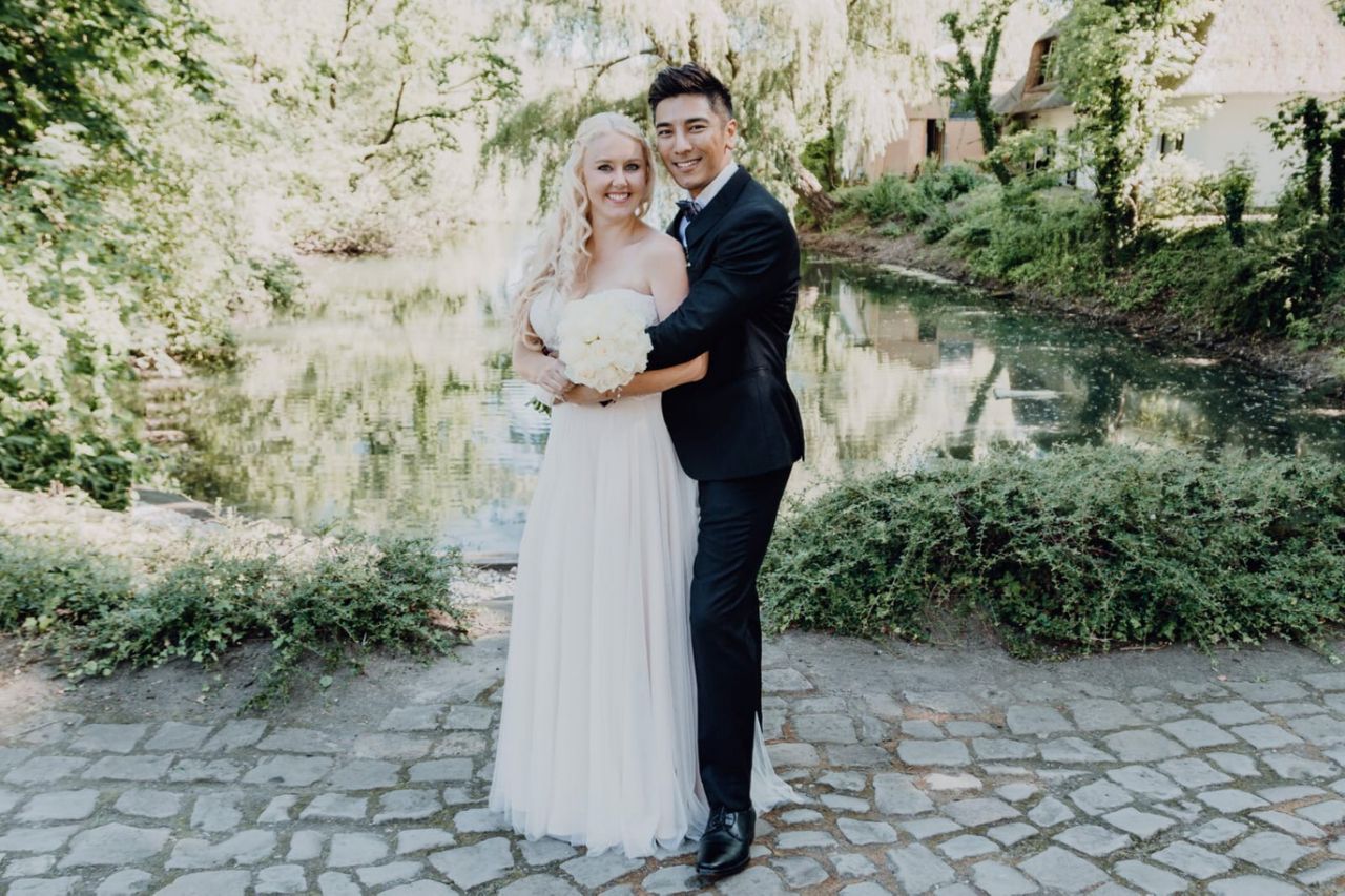 藝人羅平6月向劇組告假，祕娶德國辣妻，而且這件事只有跟楊晴說。（TVBS提供）