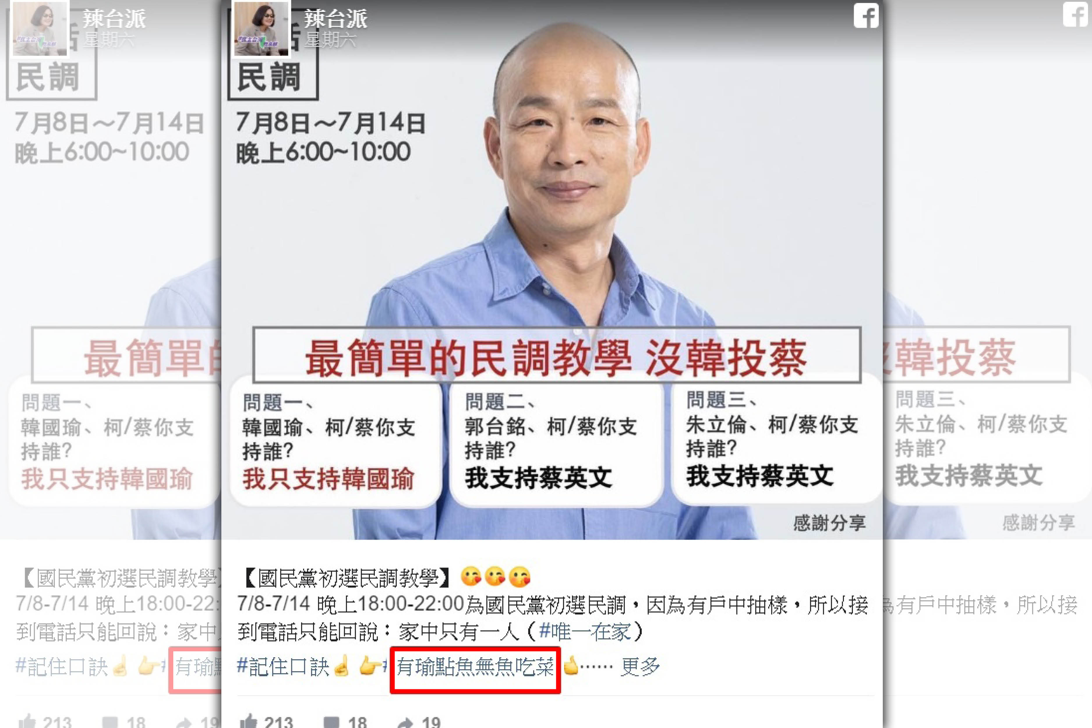 據本刊調查有英系幕僚在個人臉書發文，擬定教戰手冊。（讀者提供）