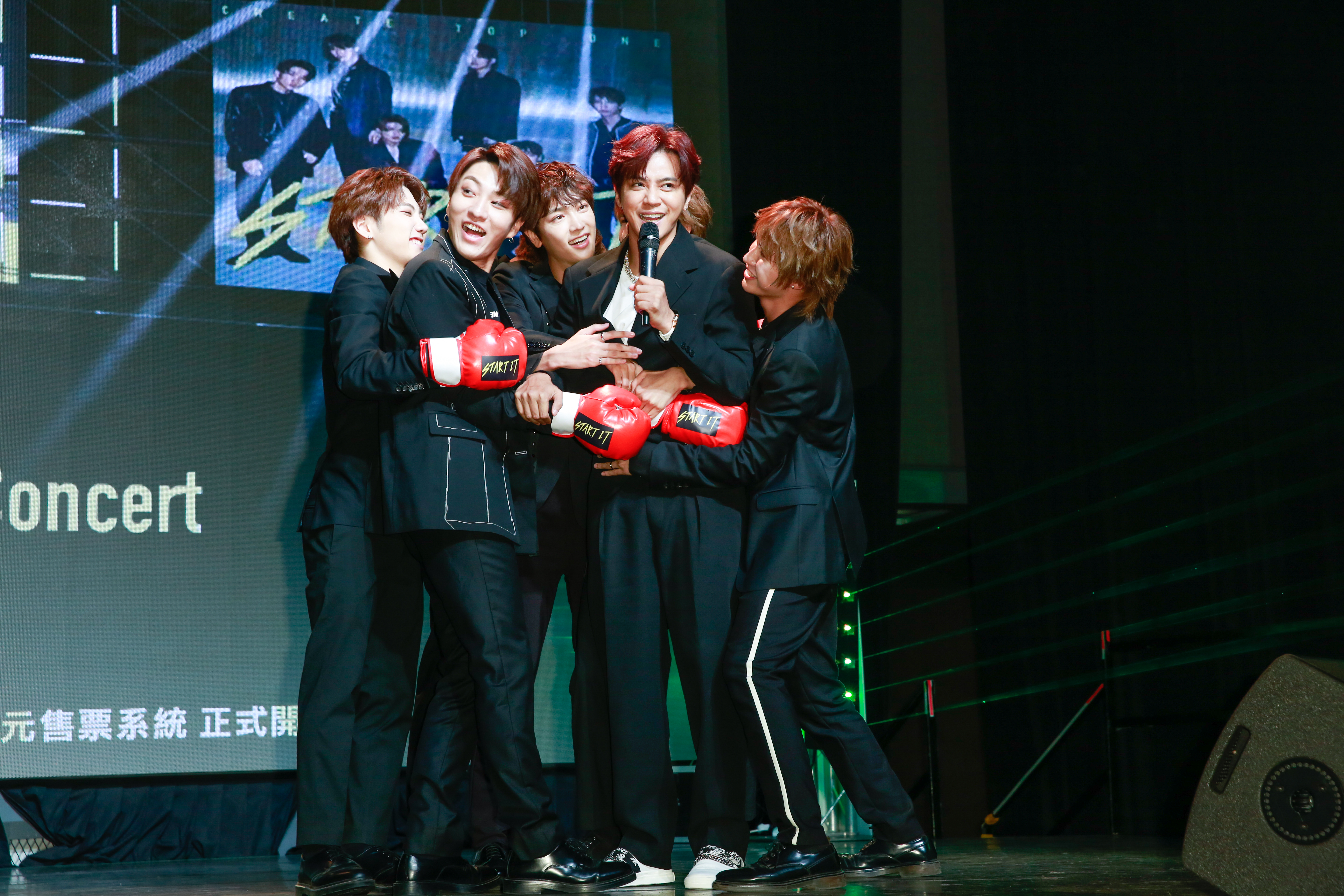 男團C.T.O舉辦《START IT》記者會，老闆小豬羅志祥驚喜登台。