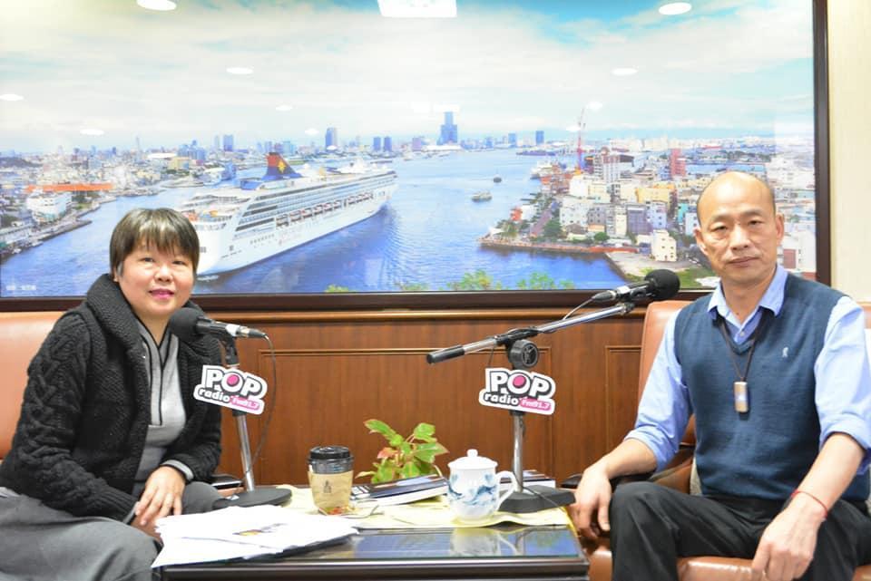 黃光芹最近和韓國瑜鬧翻，時不時就掀出他過往事蹟爆料。（翻攝自黃光芹臉書）