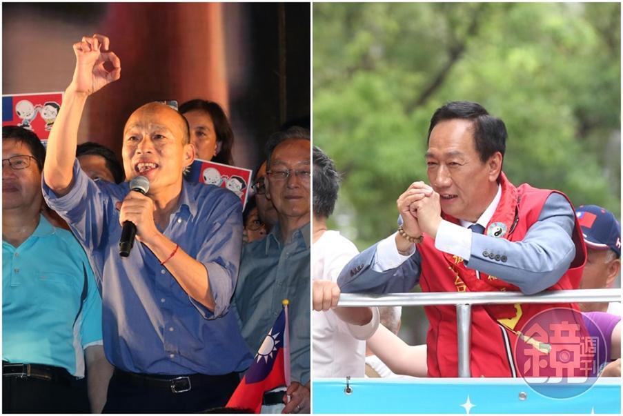 國民黨總統初選民調將在7月8日至14日展開,韓國瑜和郭台銘雙方卯足全力做最後衝刺。