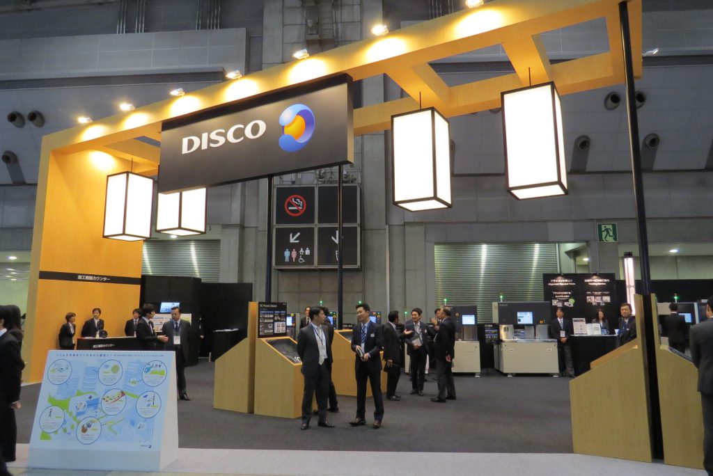 Disco在2016年日本半導體商展中的攤位。（翻攝網路）