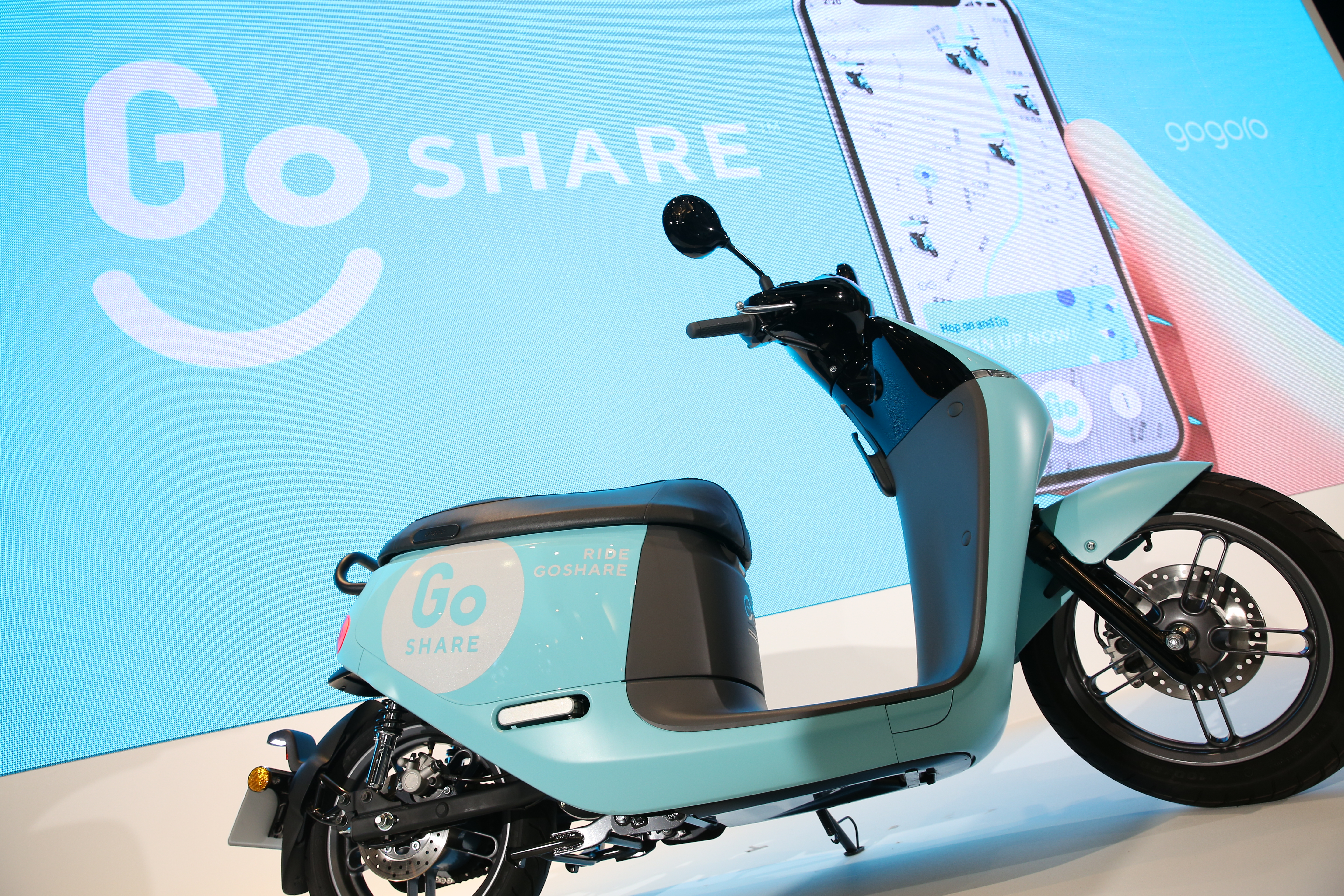 Gogoro在台推出GoShare租賃共享服務，8月中上線。
