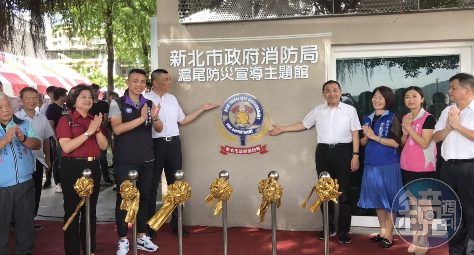 新北消防局滬尾防災宣導主題館在暑期正式開幕。(翻攝畫面)