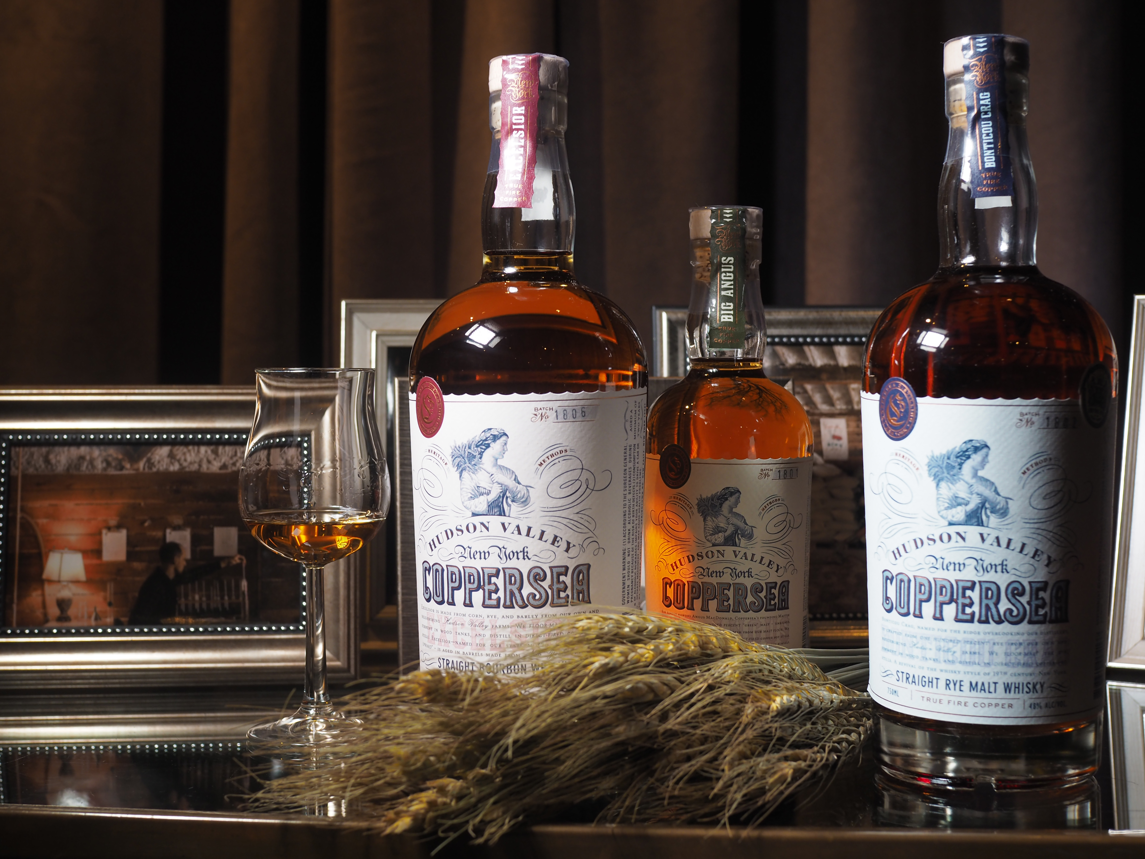 來自美國紐約州的精釀威士忌「COPPERSEA」在達立餐飲代理下限量引進台灣，每款配額不到300瓶。