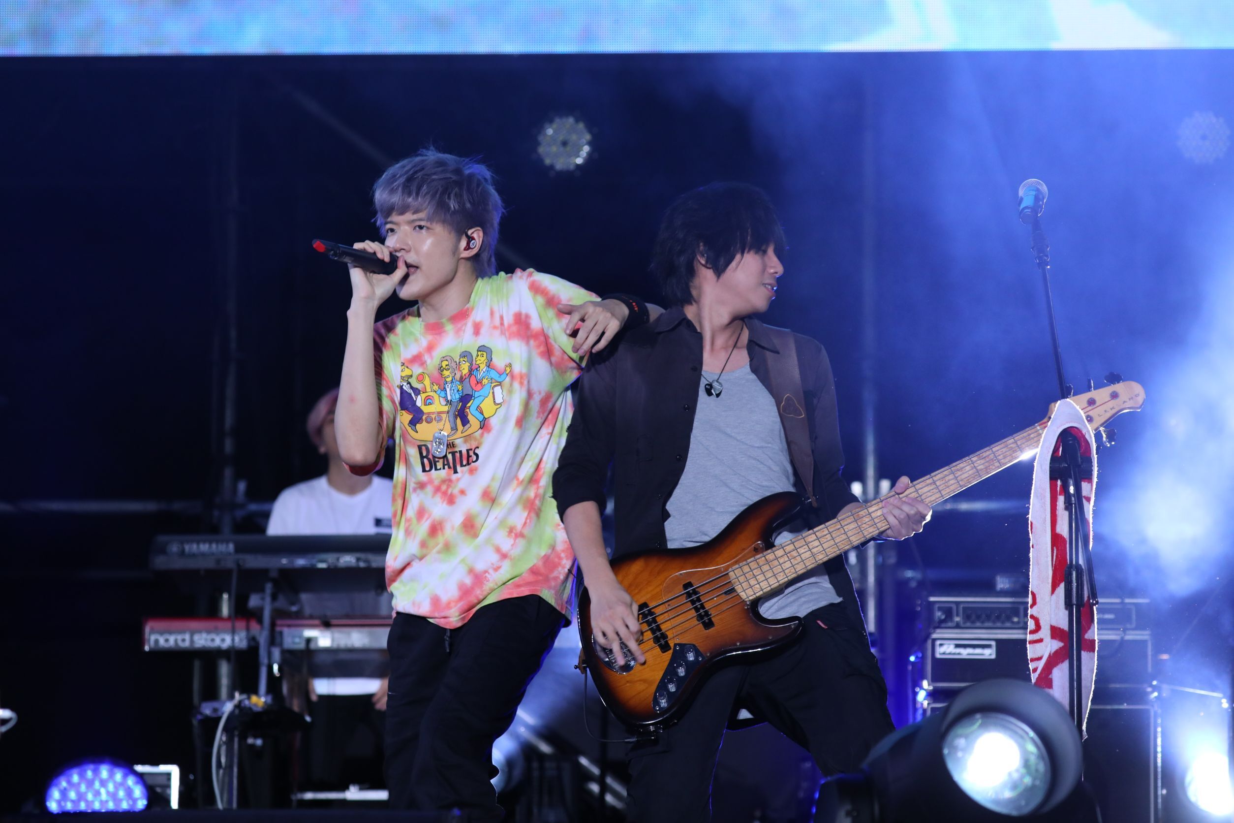 八三夭連三年參加高雄啤酒節，一上台演唱，全場氣氛沸騰。（寬寬整合行銷提供）